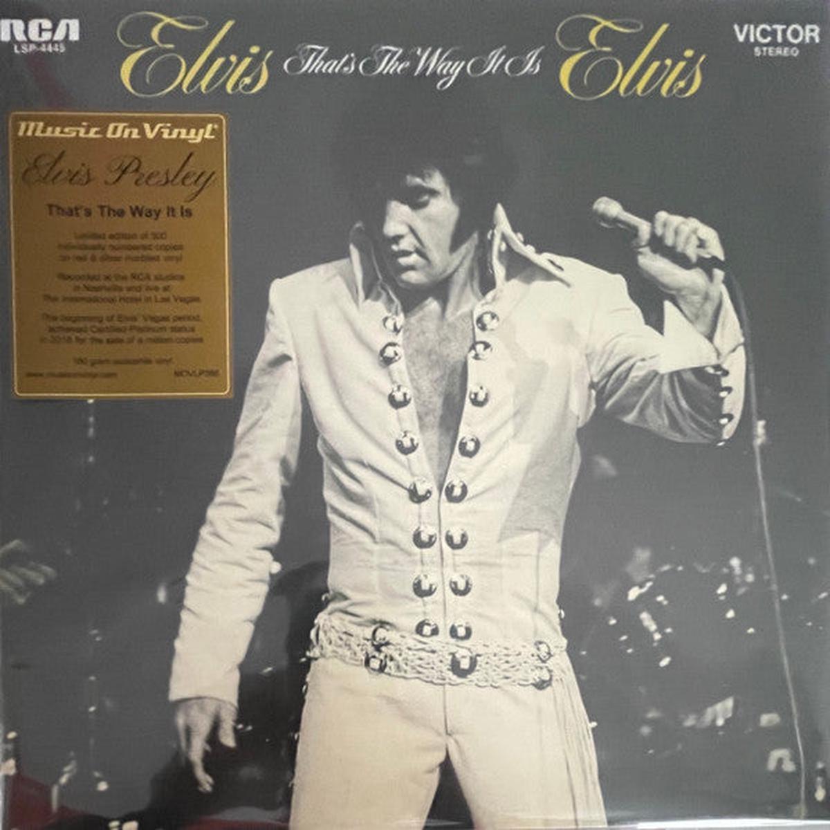 PRESLEY, ELVIS – THAT’S THE WAY IT IS : RED 180-GRAM – LP