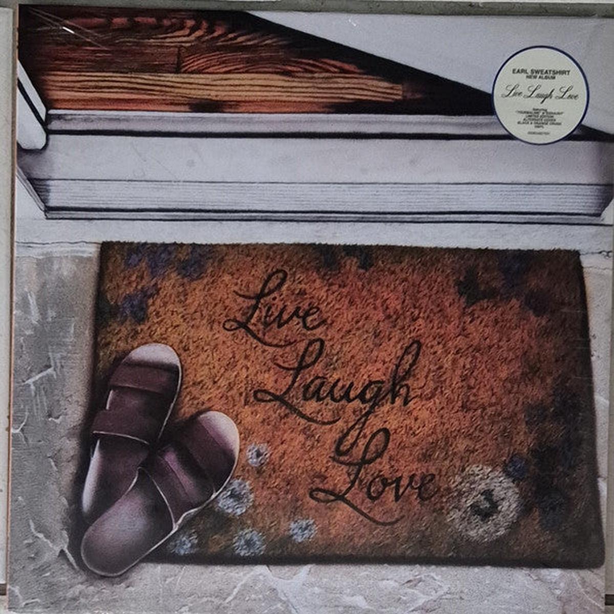 SWEATSHIRT, EARL – LIVE LAUGH LOVE : ORANGE & BLACK VINYL – LP