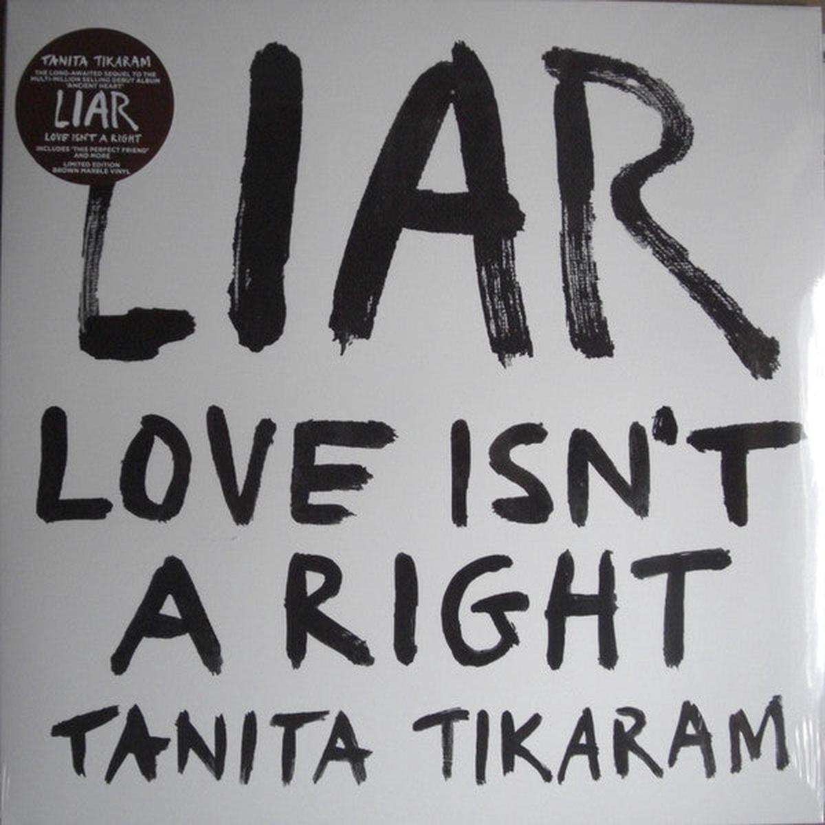 TIKARAM, TANITA – LIAR (LOVE ISNT A RIGHT) : BROWN VINYL – LP