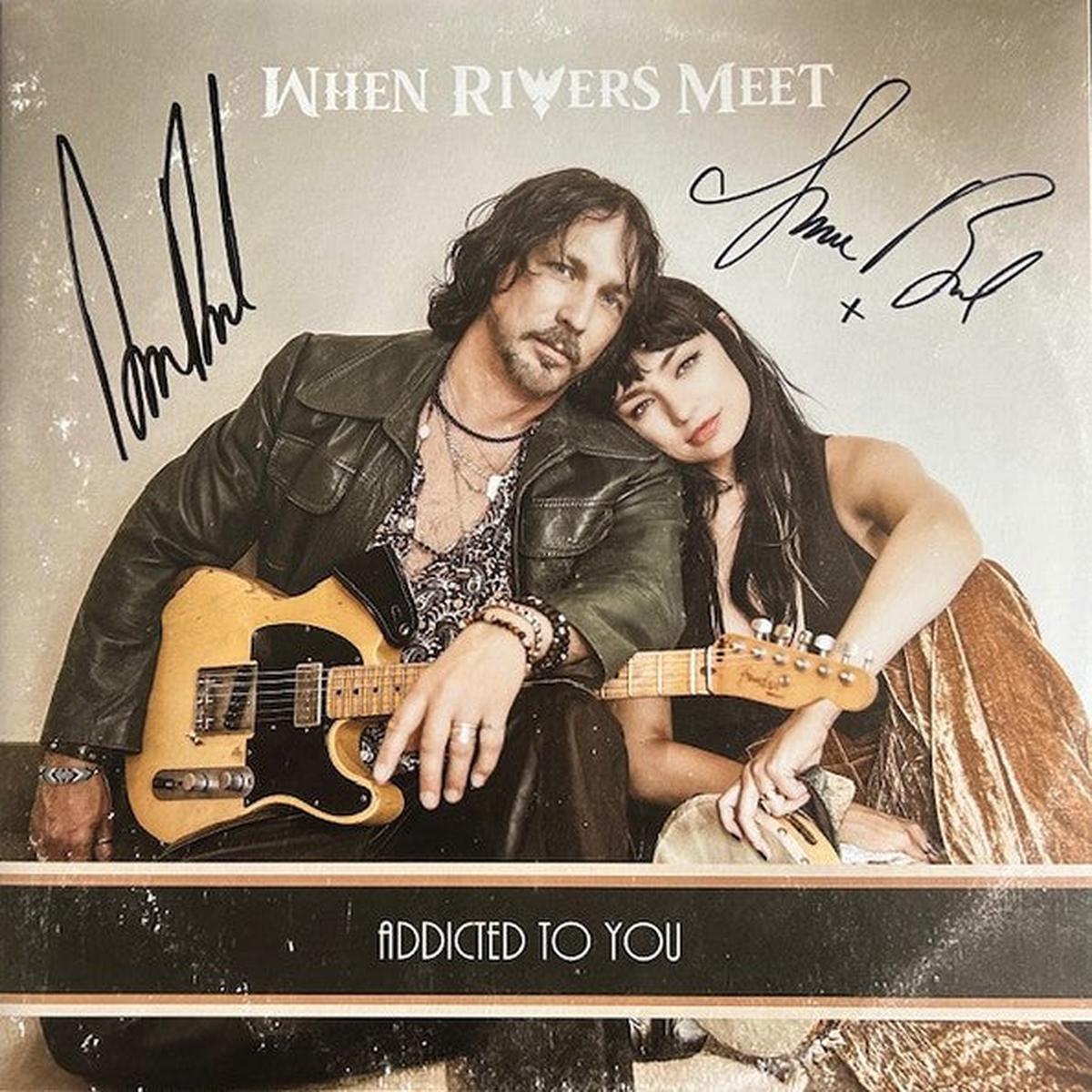 WHEN RIVERS MEET – ADDICTED TO YOU : BLACK YELLOW & GREEN – LP