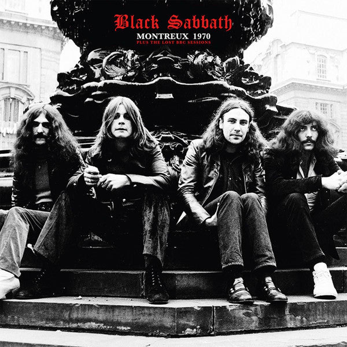 BLACK SABBATH – MONTREUX 1970 : 2LP CLEAR/RED SPLATTER – LP