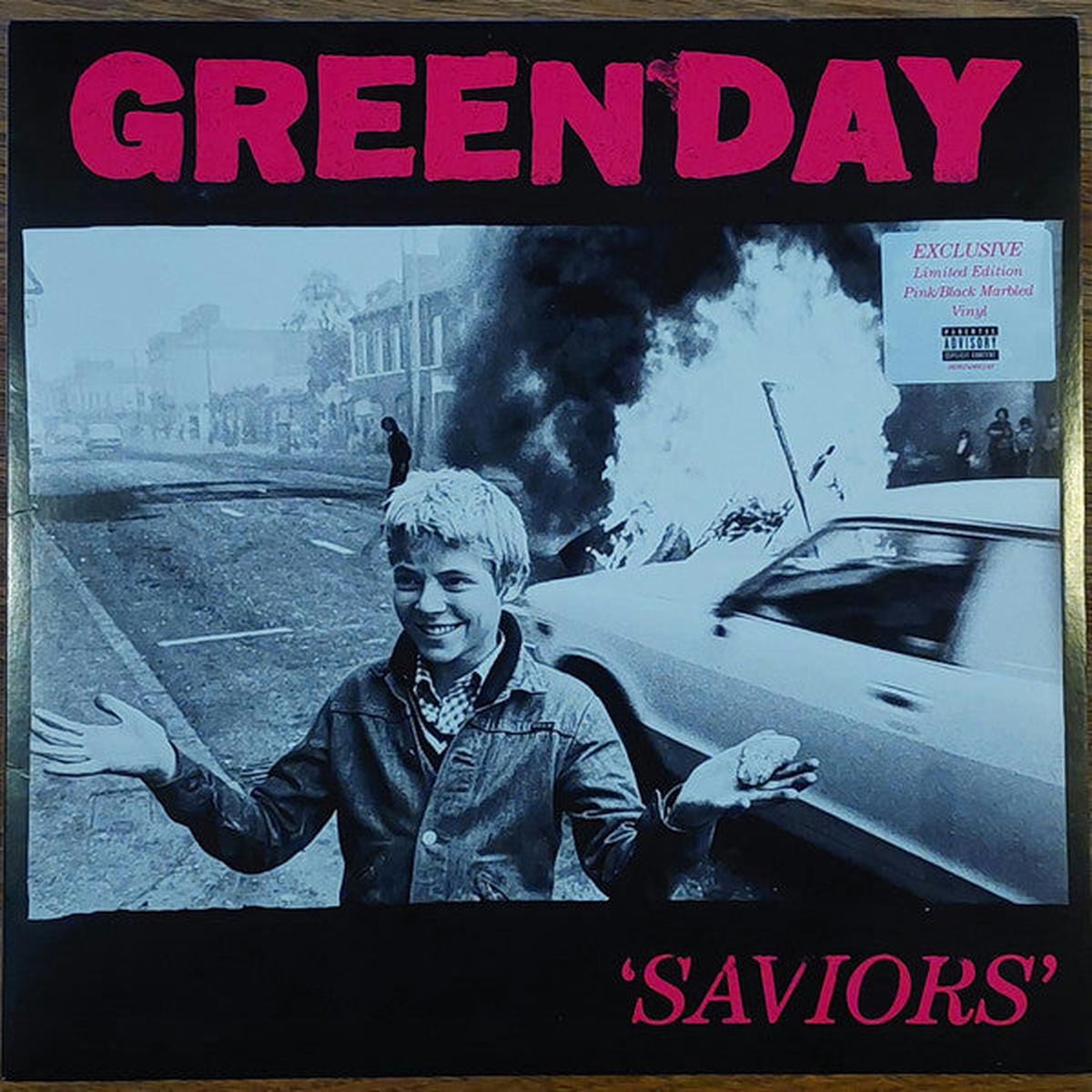 GREEN DAY – SAVIORS : BLACK & PINK VINYL – LP