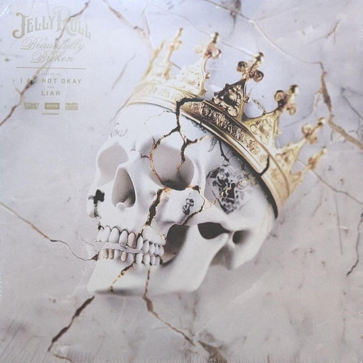 JELLY ROLL – BEAUTIFULLY BROKEN : CLEAR + GOLD – LP