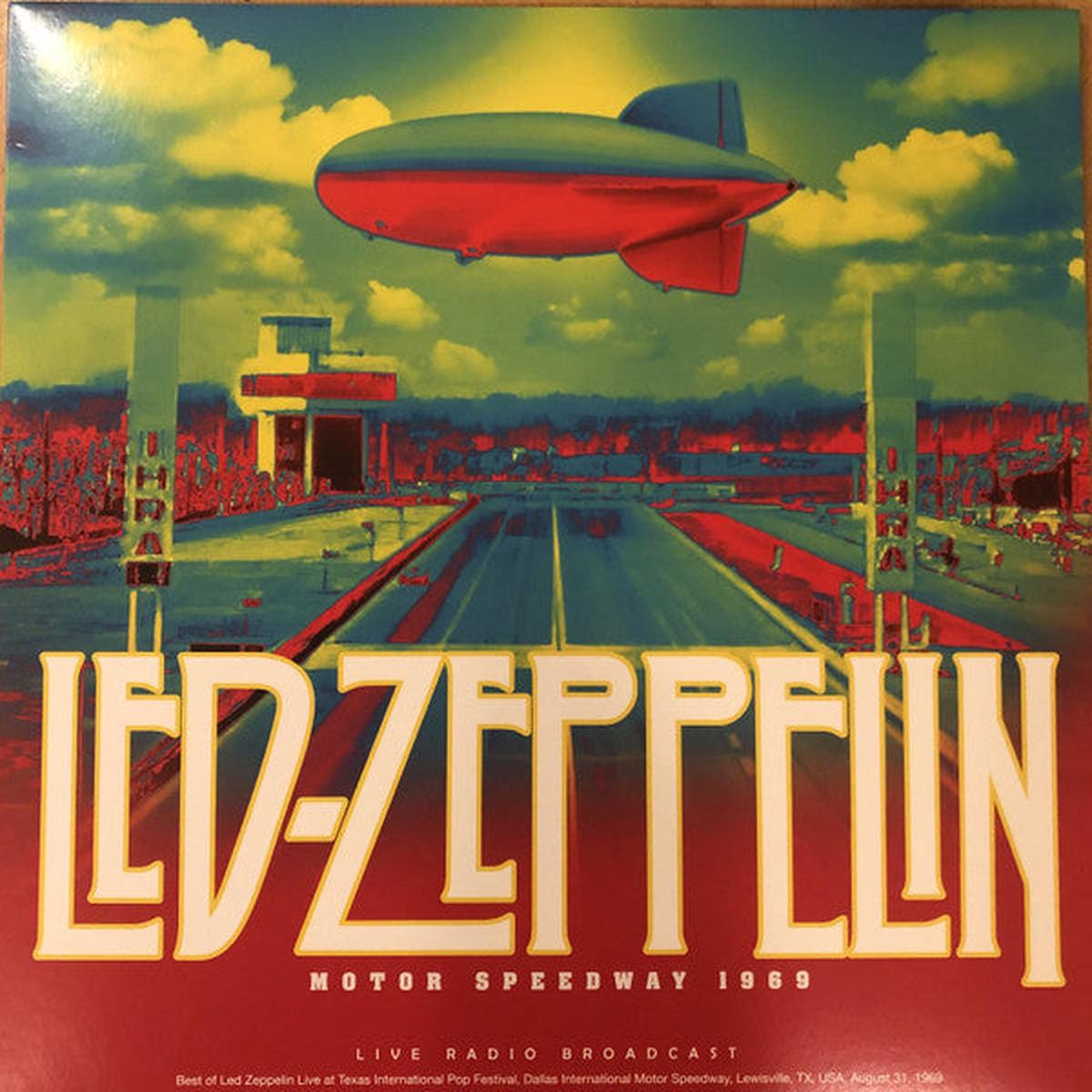 LED ZEPPELIN – MOTOR SPEEDWAY 1969 : LIME TRANSPARENT – LP