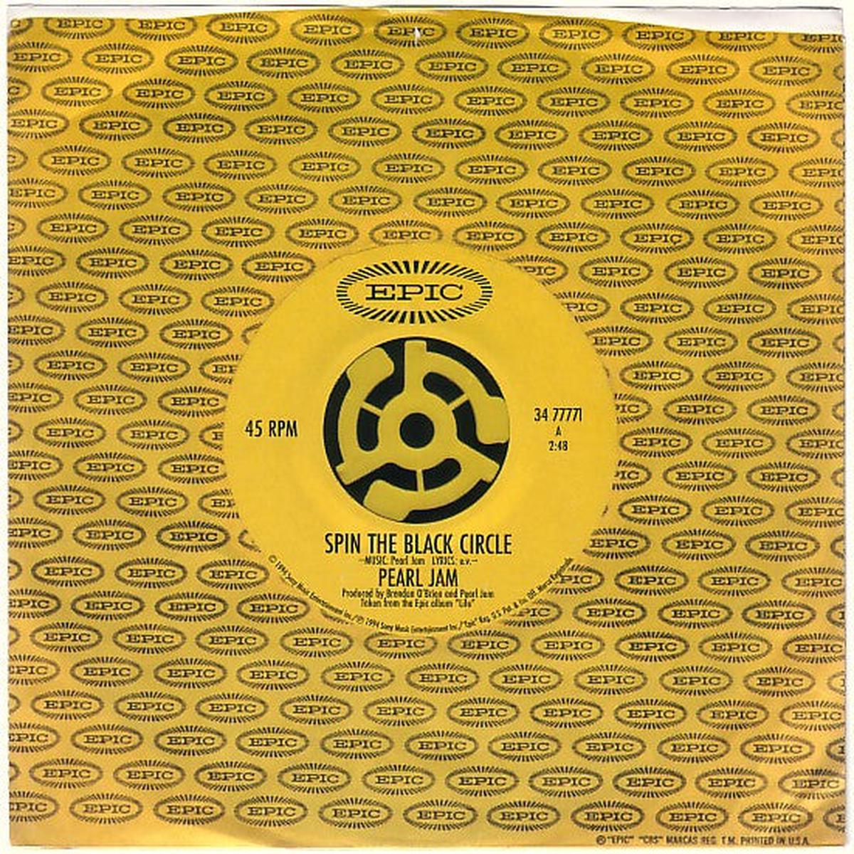 PEARL JAM – SPIN THE BLACK CIRCLE / TREMOR CHRIST – 7