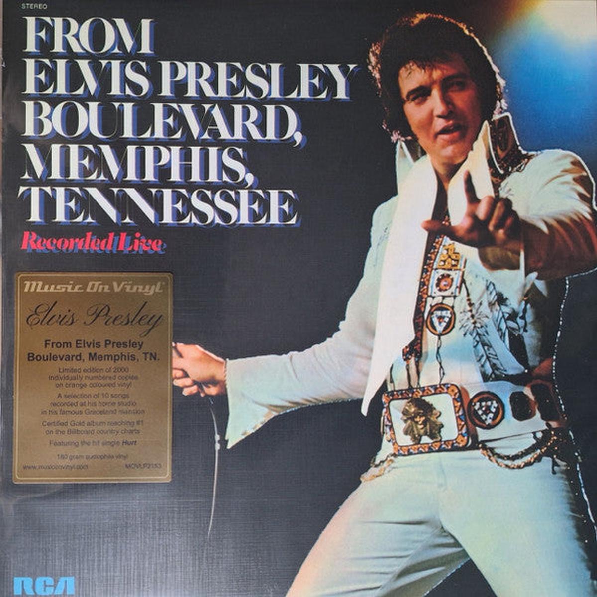 PRESLEY, ELVIS – FROM ELVIS PRESLEY BOULEVARD : ORANGE – LP