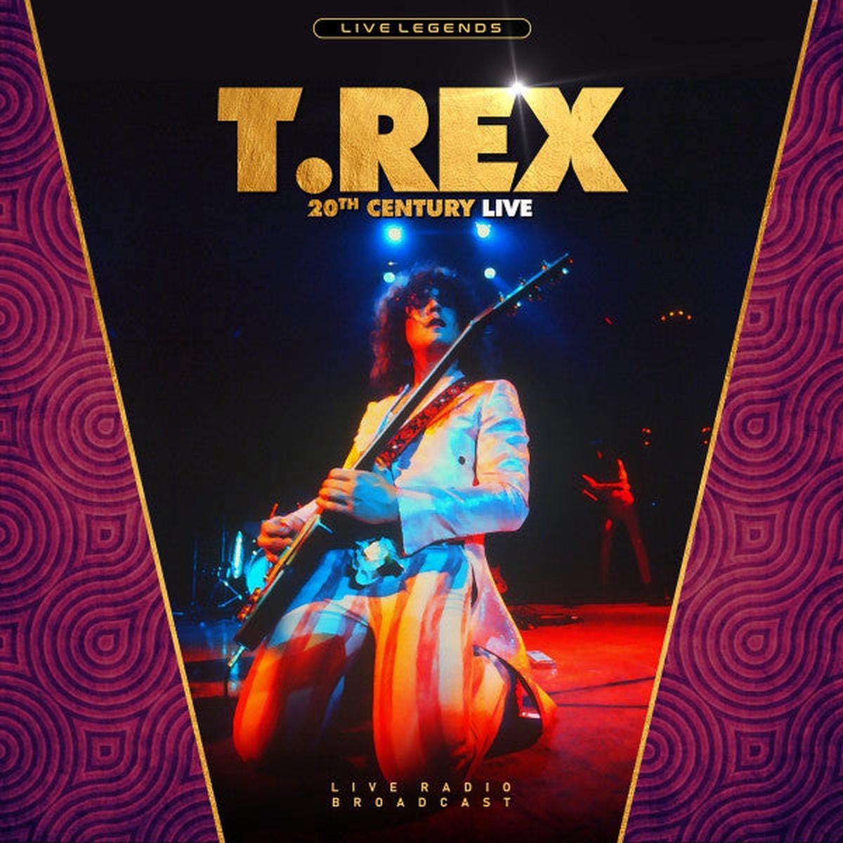 T-REX – 20TH CENTURY LIVE: TRANSPARENT PURPLE – LP