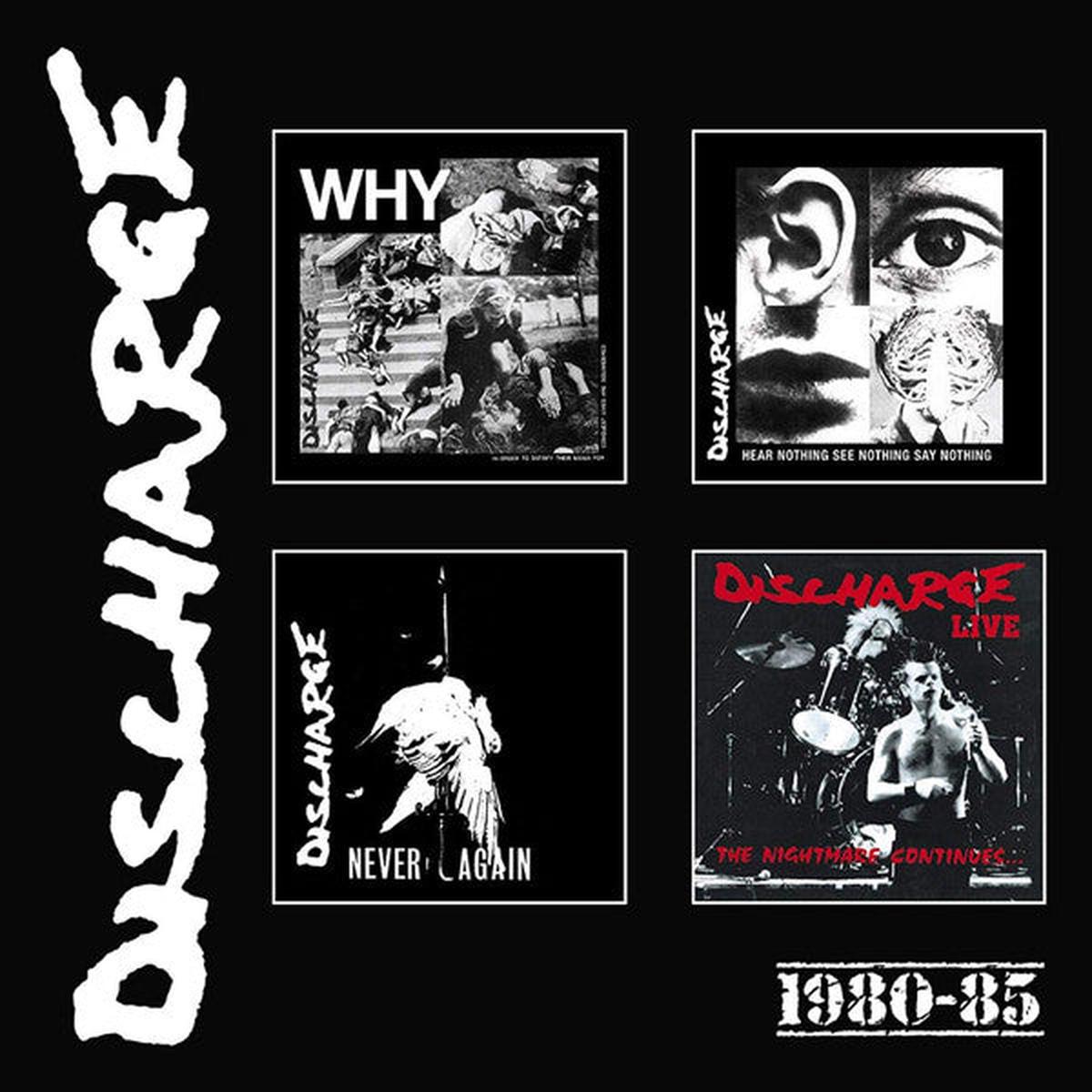 DISCHARGE – 1980-85 : 4CD CLAMSHELL BOXSET – CD
