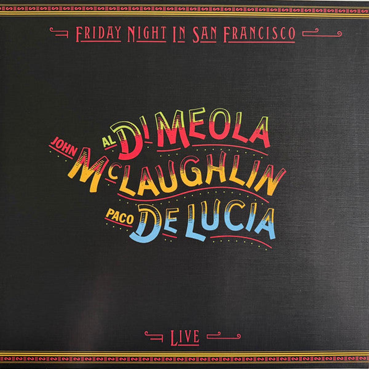 MCLAUGHLIN, JOHN / DIMEOLA / DELUCIA – FRIDAY NIGHT IN SAN FRANCISCO : PURPLE – LP
