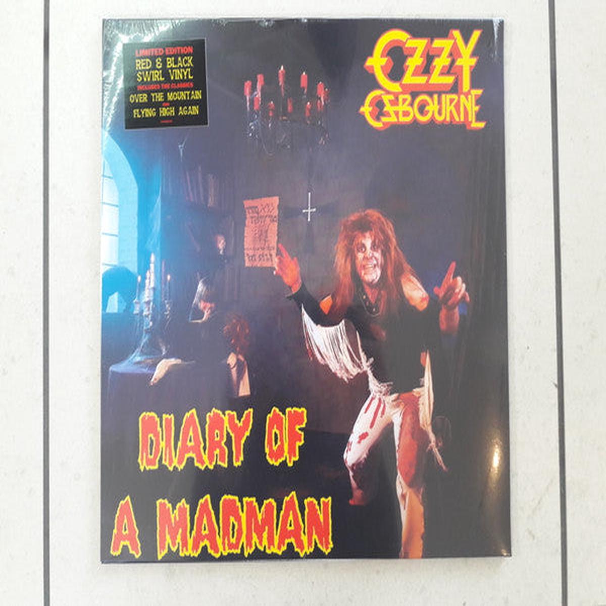 OSBOURNE, OZZY – DIARY OF A MADMAN: RED/BLACK SWIRL VINYL – LP