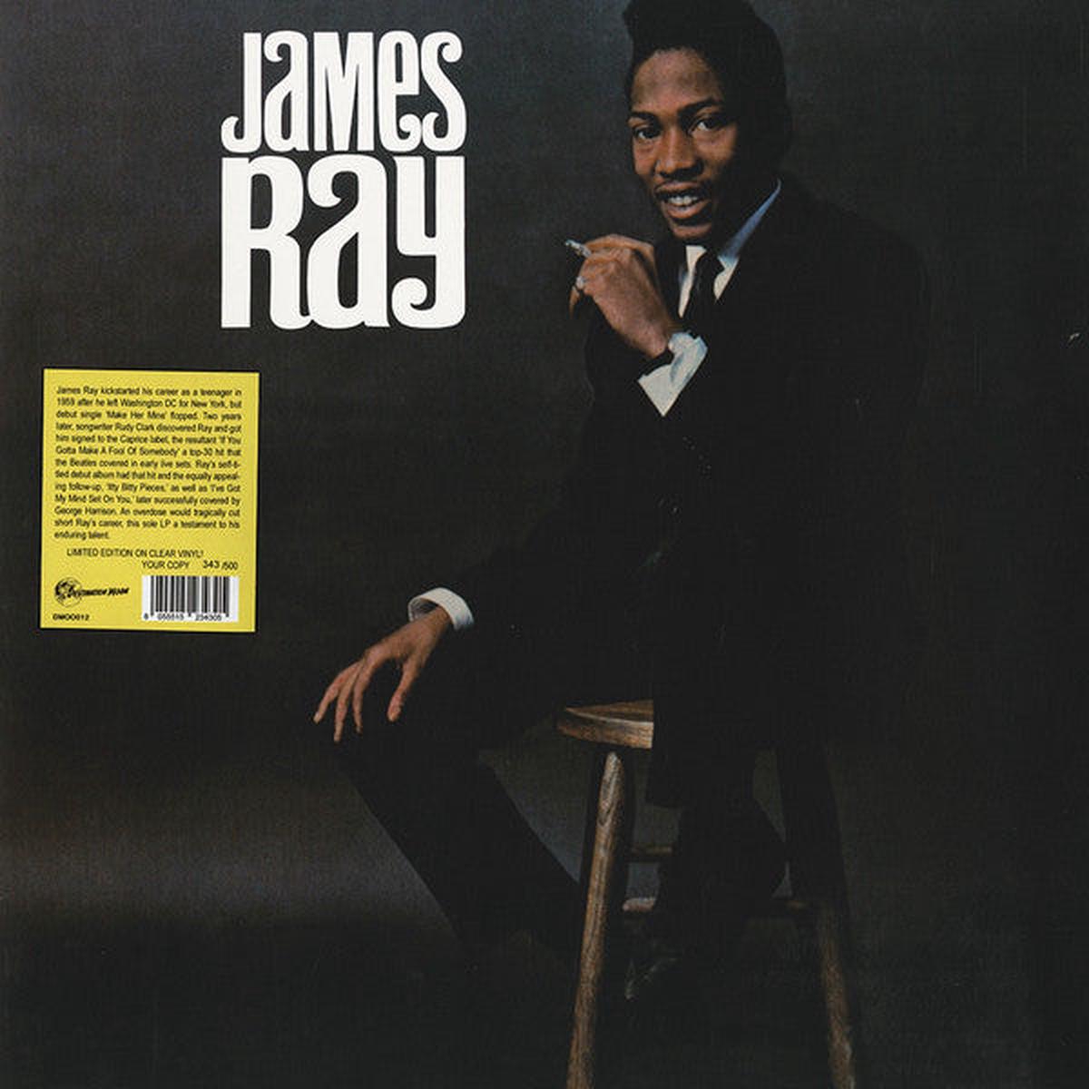 RAY, JAMES – JAMES RAY : CLEAR VINYL – LP