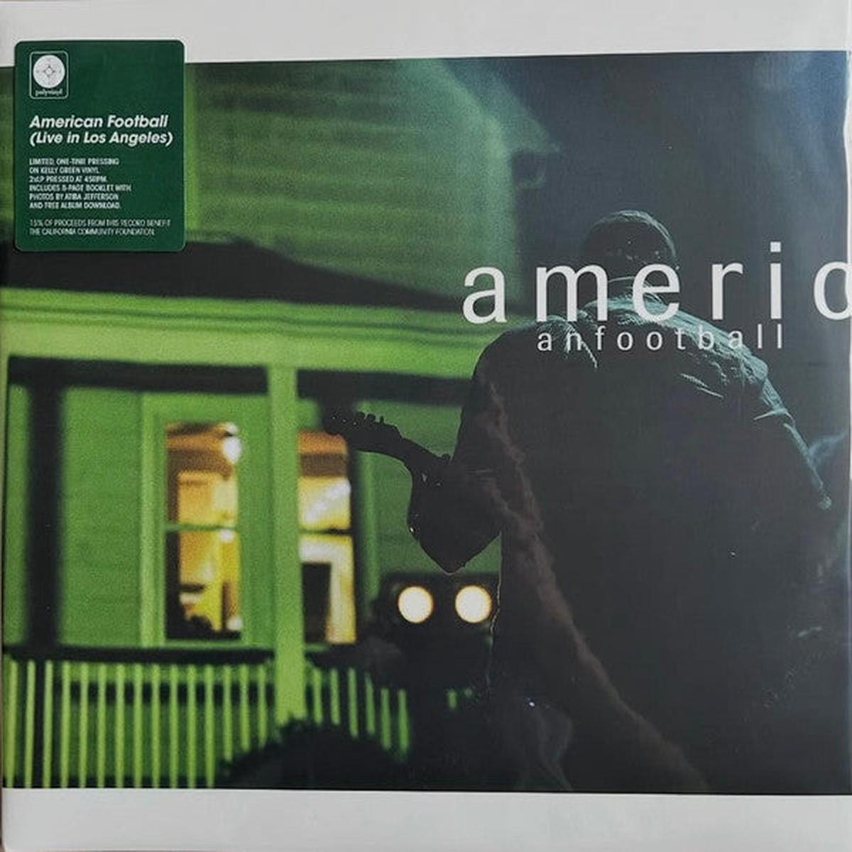 AMERICAN FOOTBALL – LIVE IN LOS ANGELES : KELLY GREEN 2LP – LP