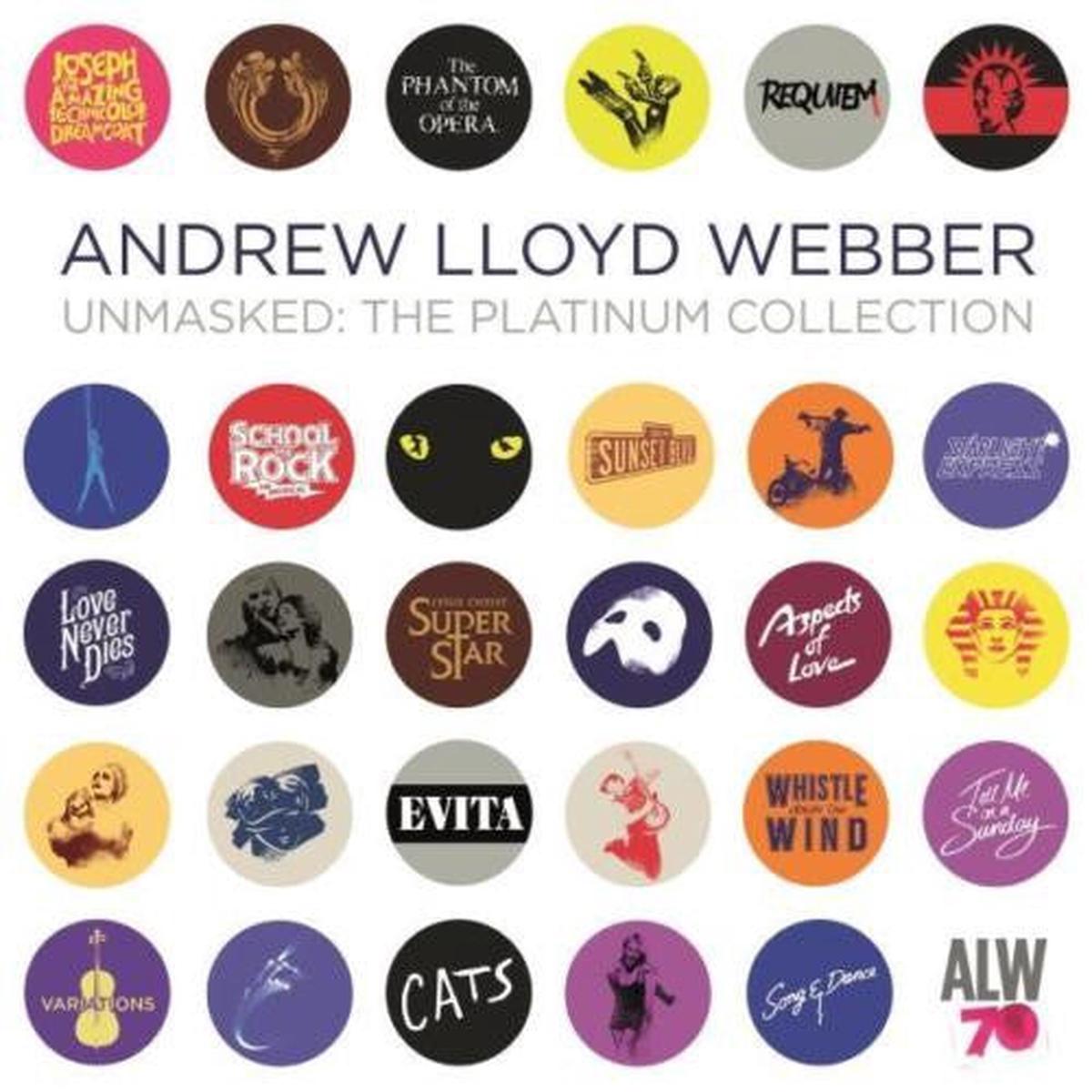 WEBBER, ANDREW LLOYD / VARIOUS – UNMASKED : PLATINUM COLLECTION (2CD) – CD