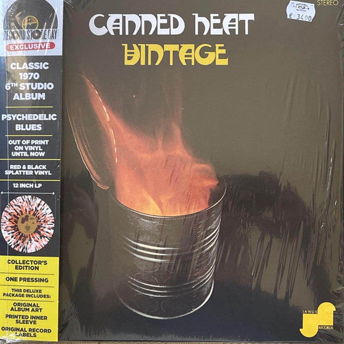 CANNED HEAT – VINTAGE: ORANGE & BLACK SPLATTER – LP