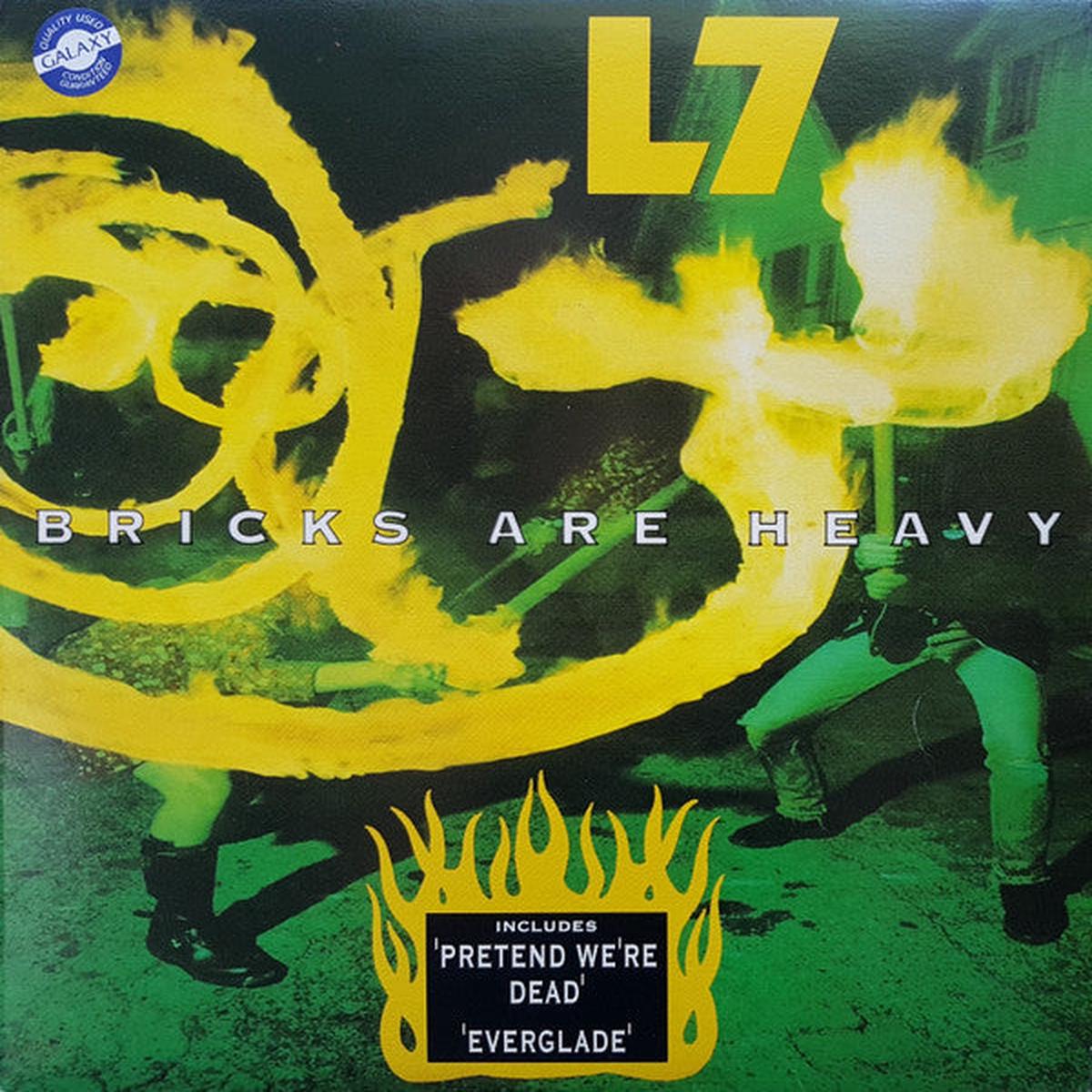 L7 – BRICKS ARE HEAVY : AUST.COLOURED VINYL – LP
