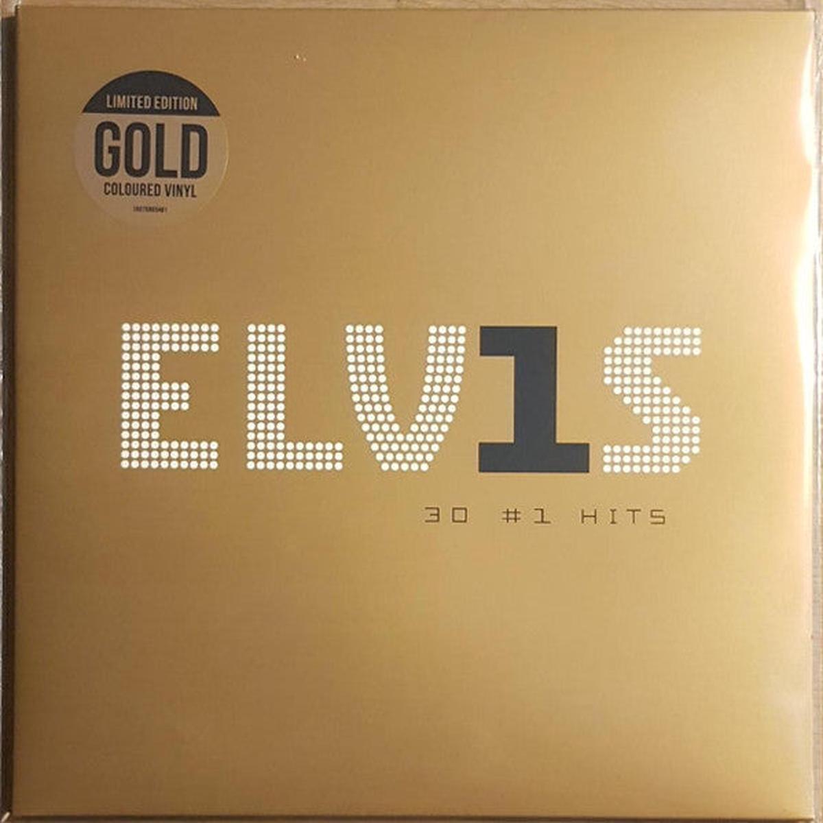 PRESLEY, ELVIS – 30 #1 HITS : 2LP GOLD COLOURED VINYL – LP