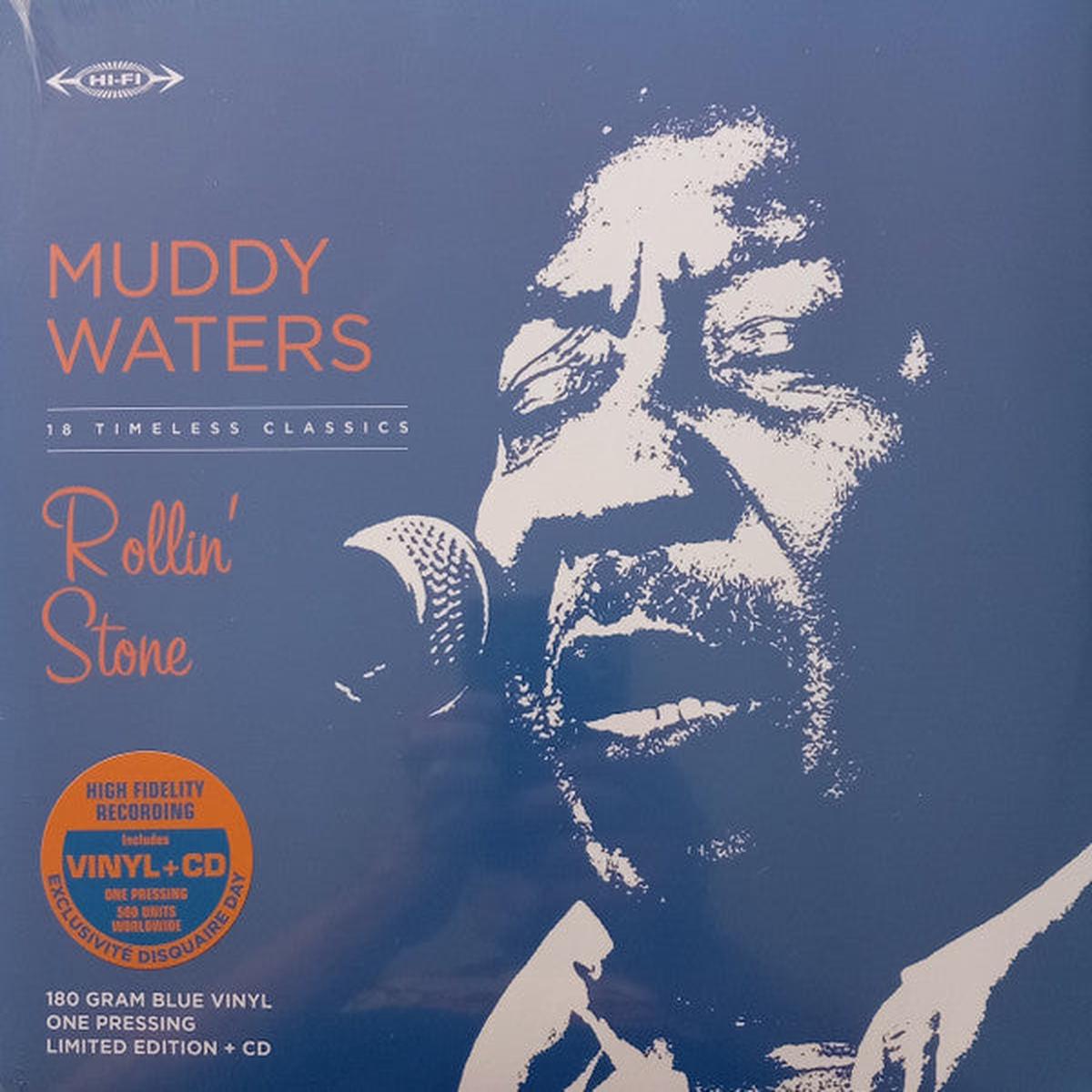 WATERS, MUDDY – ROLLIN’ STONE : BLUE LP+CD – LP