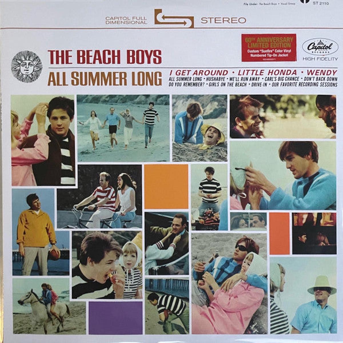 BEACH BOYS – ALL SUMMER LONG : ORANGE 60TH ANNIV. – LP