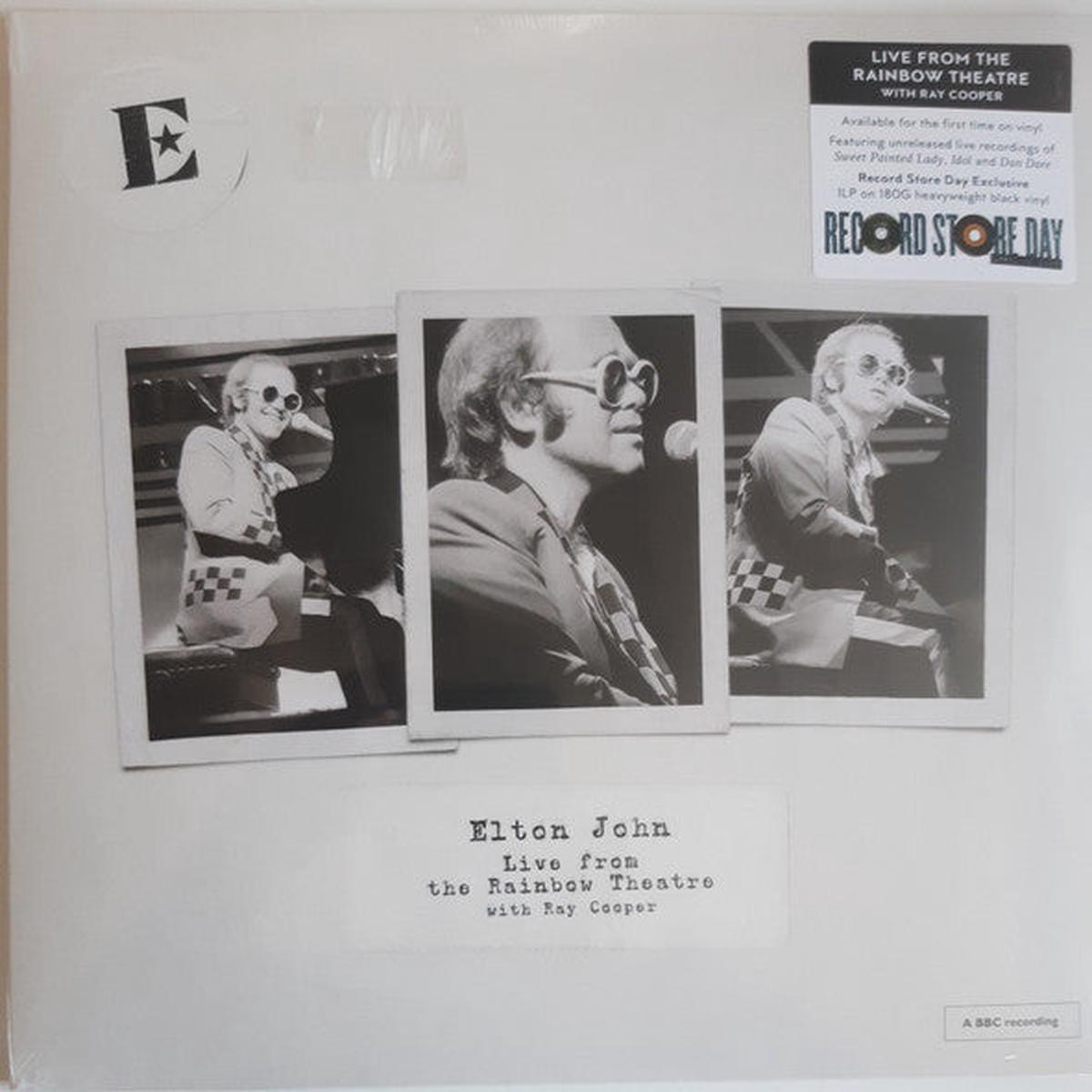 JOHN, ELTON / RAY COOPER – LIVE FROM THE RAINBOW THEATRE – LP