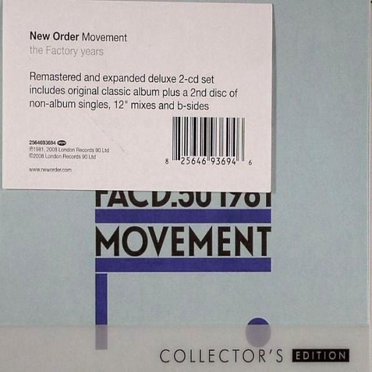 NEW ORDER – MOVEMENT: 2008 COLLECTORS (2CD) – CD