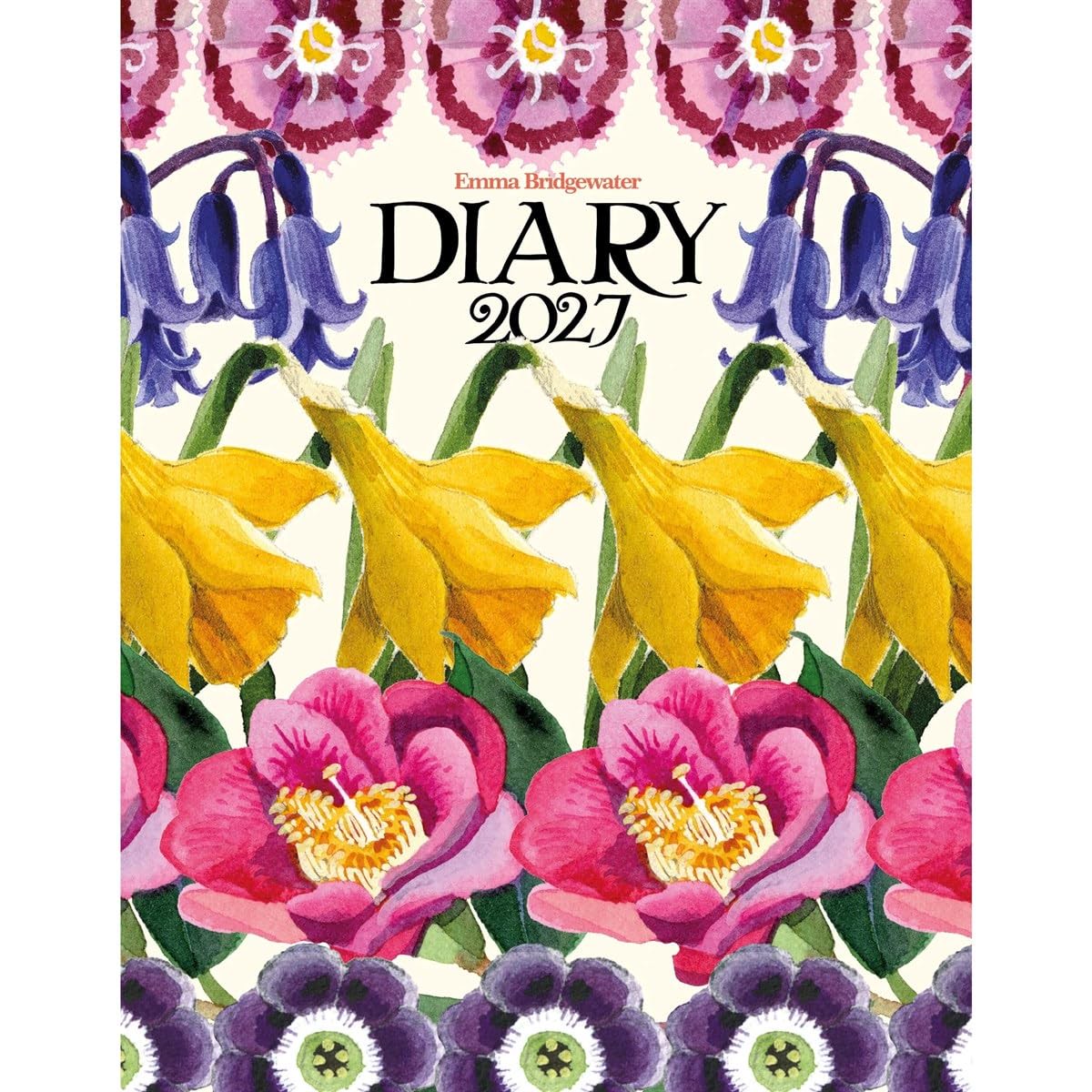 Carousel Worldwide 2027 Emma Bridgewater Garden Flowers Diary, Week to View, Deluxe Hardback