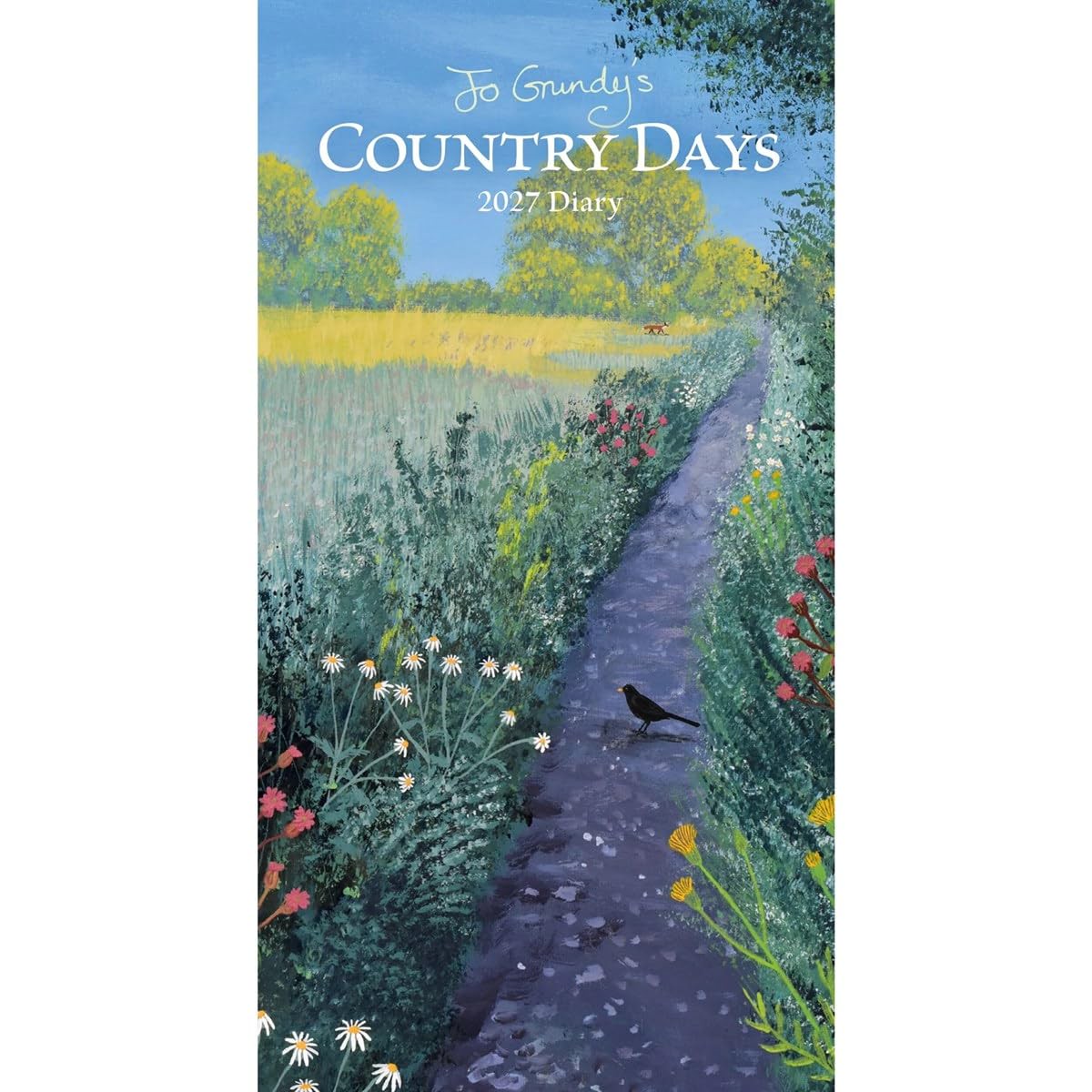 Carousel Worldwide 2027 Jo Grundy Country Days Diary, Slim Week to View, Deluxe