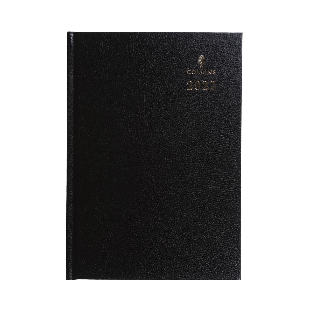 2027 Calendar Year Planner – 12 Month A5 Week-to-View Diary – Hard Cover in Black – Collins Debden Standard Desk Range (35.99-27