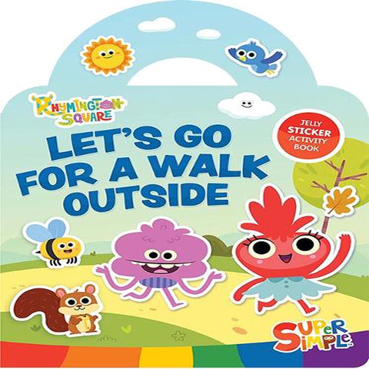 Super Simple Rhymington Square Let’s Go for a Walk Outside Jelly Sticker Playset (Includes 23 Reusable Stickers!)