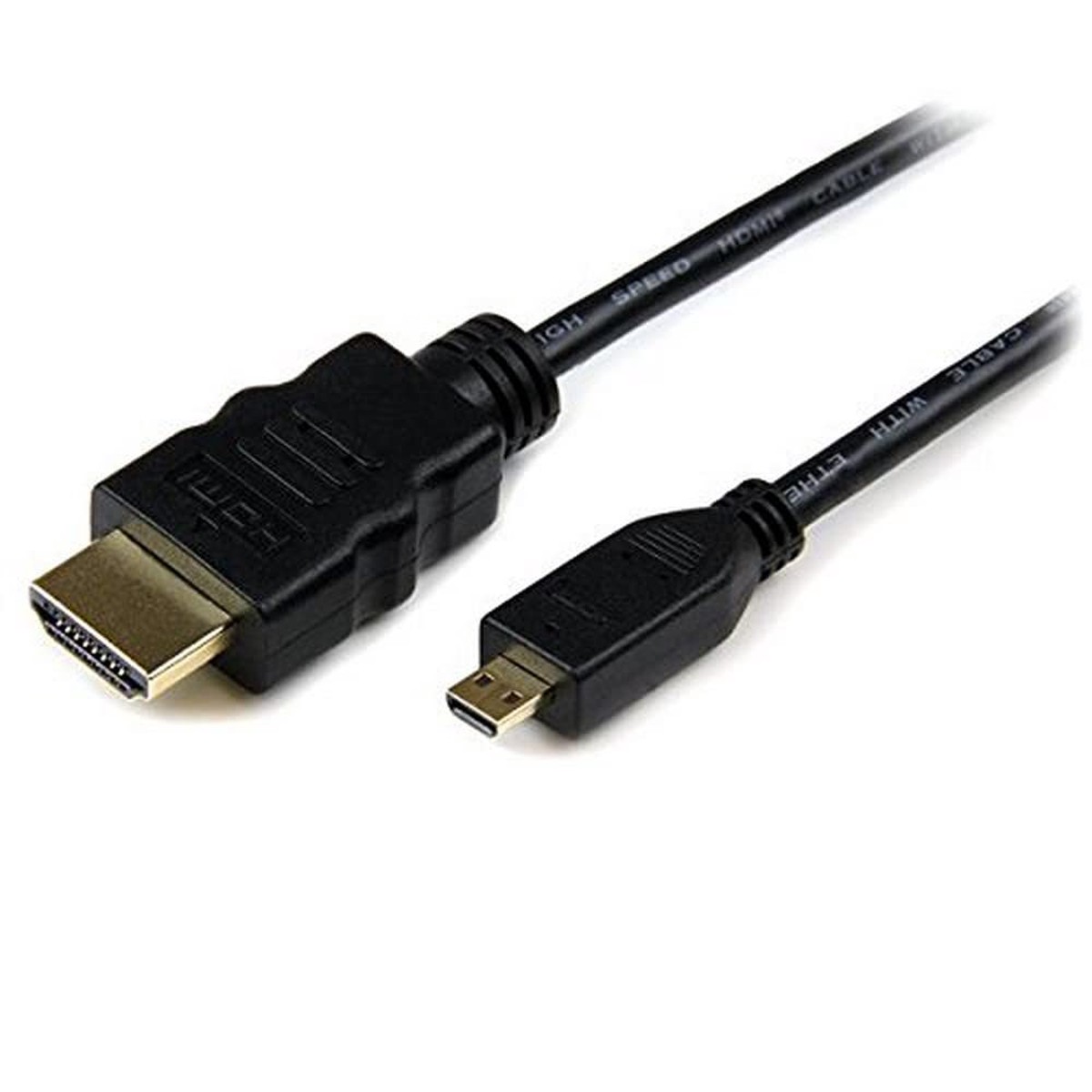 StarTech.com 6 ft High Speed HDMI Cable with Ethernet – HDMI to HDMI Micro – M/M (HDMIADMM6