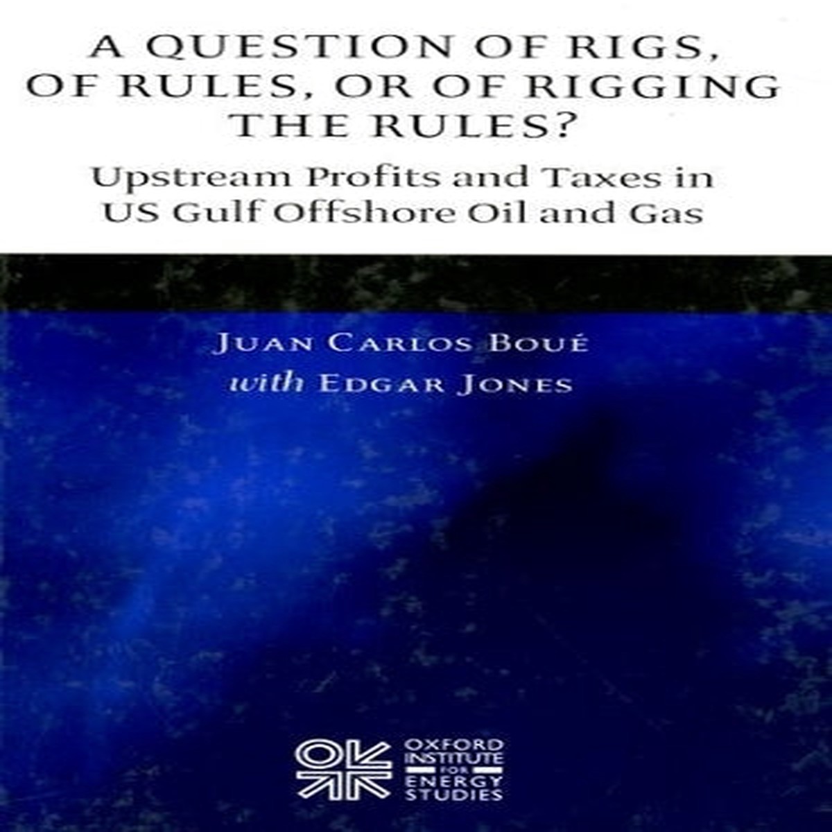 A Question of Rigs, of Rules, or of Rigging the Rules?