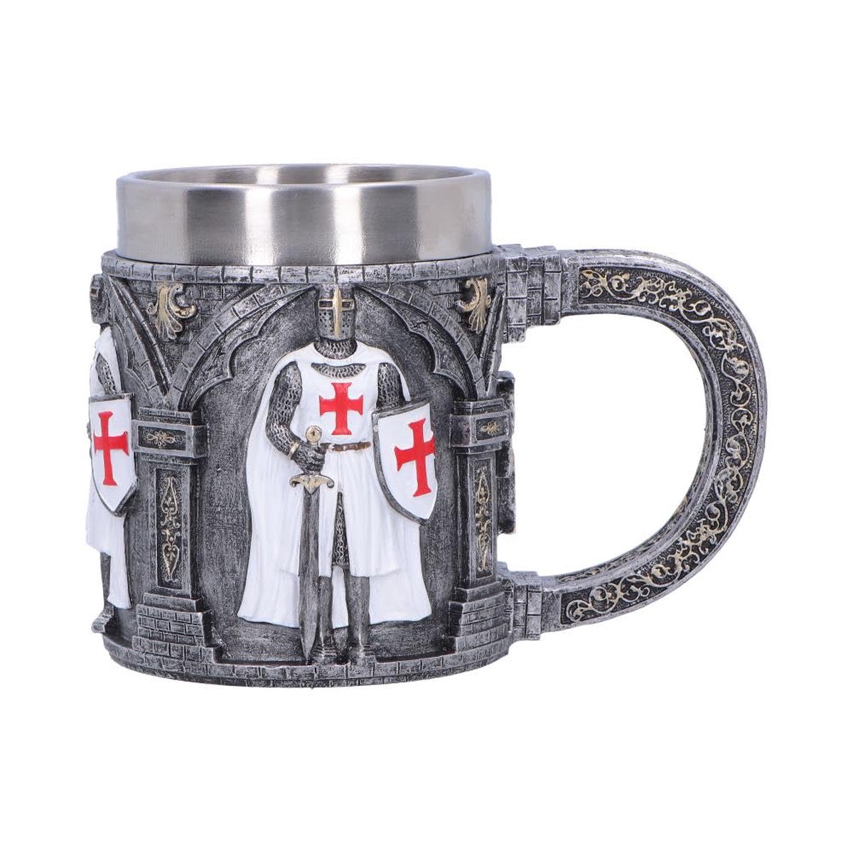Nemesis Now Knight in Shining Armour (White) Tankard (Small
