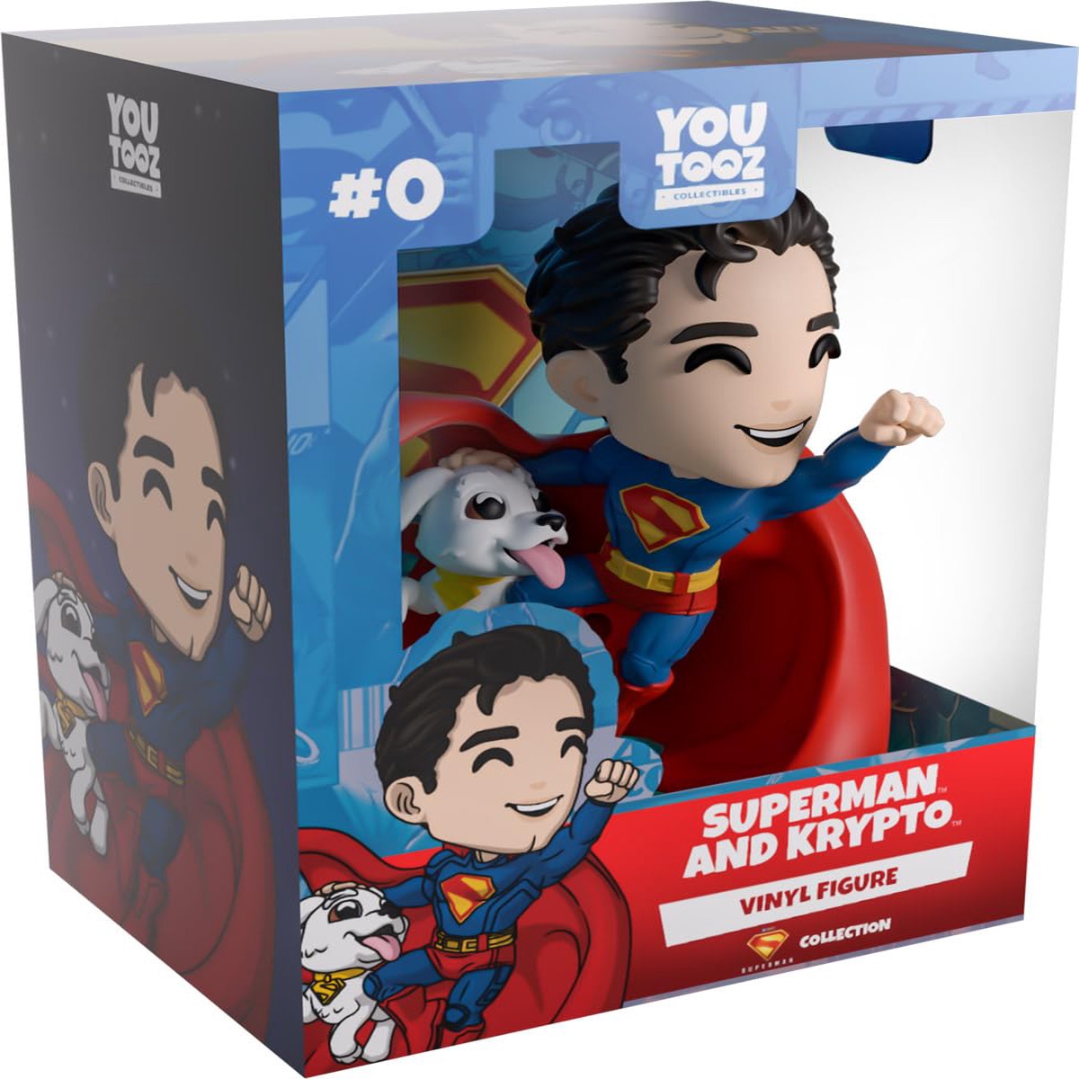 Youtooz DC Comics Superman and Krypto 5″ Vinyl Figure, Collectible Superman and Krypto Vinyl Figure from The DC Comics Collection