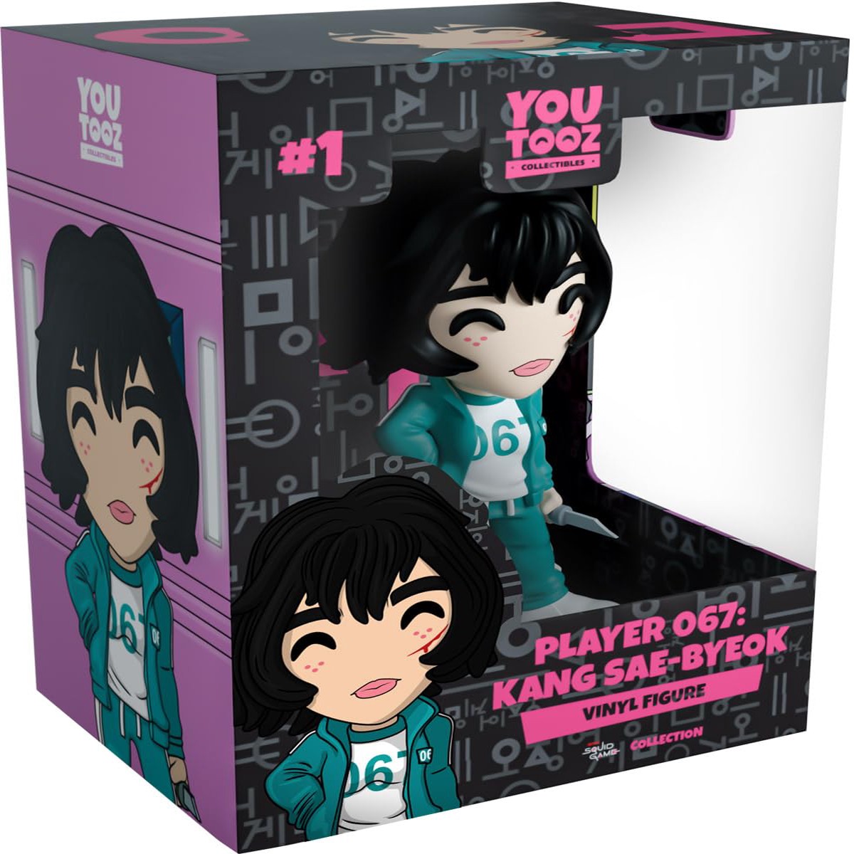 Youtooz Player 067: Kang SAE-Byeok 4.4″ Inch Vinyl Figure, Collectible Kang SAE-Byeok from Squid Game by Youtooz Squid Game Collection