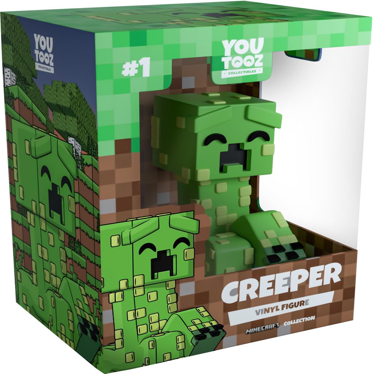 Minecraft Figurine en Vinyle Creeper hant 10 cm