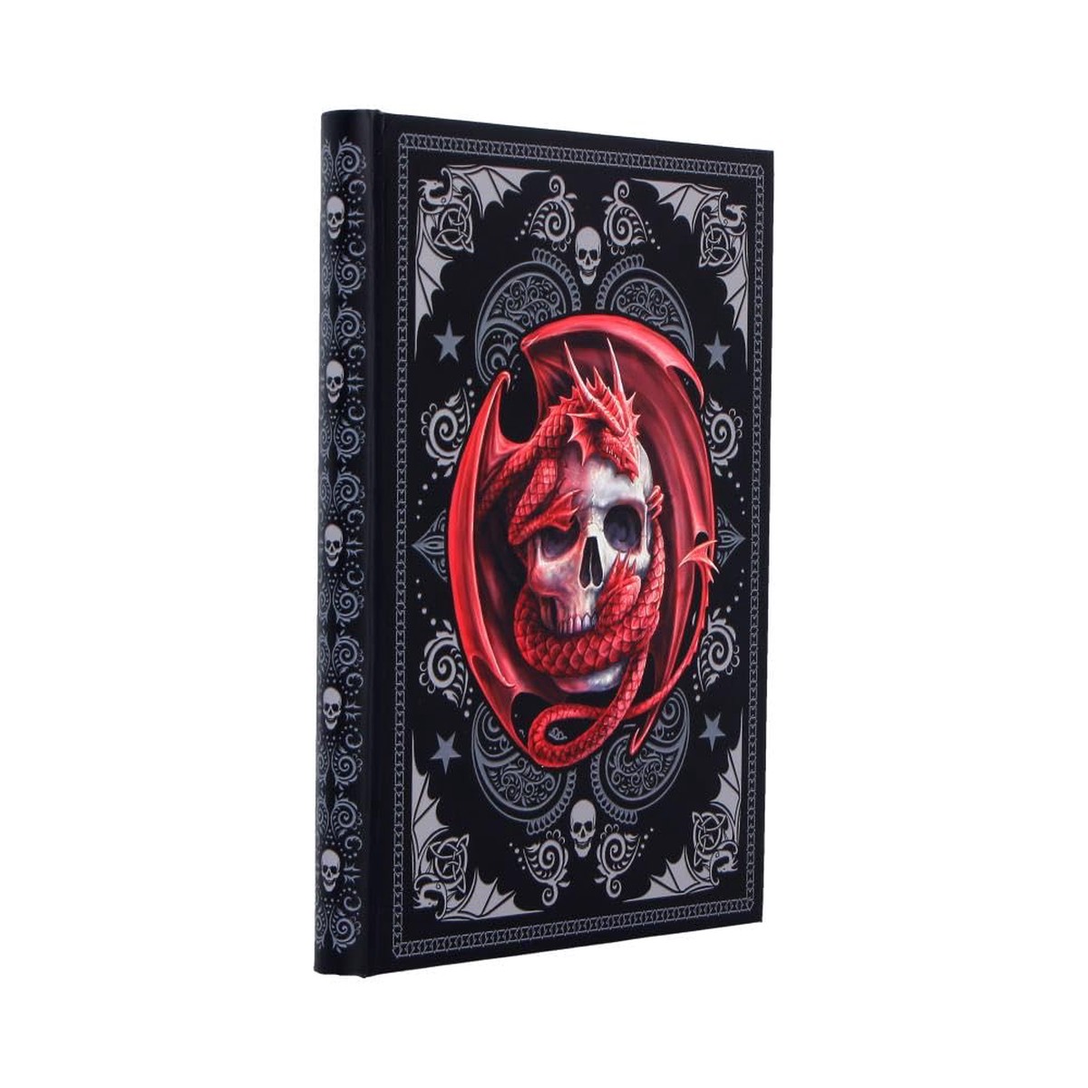 Nemesis Now Anne Stokes A5 Gothic Fantasy Journals 17cm Hardback Writing Notebooks (Skull Embrace