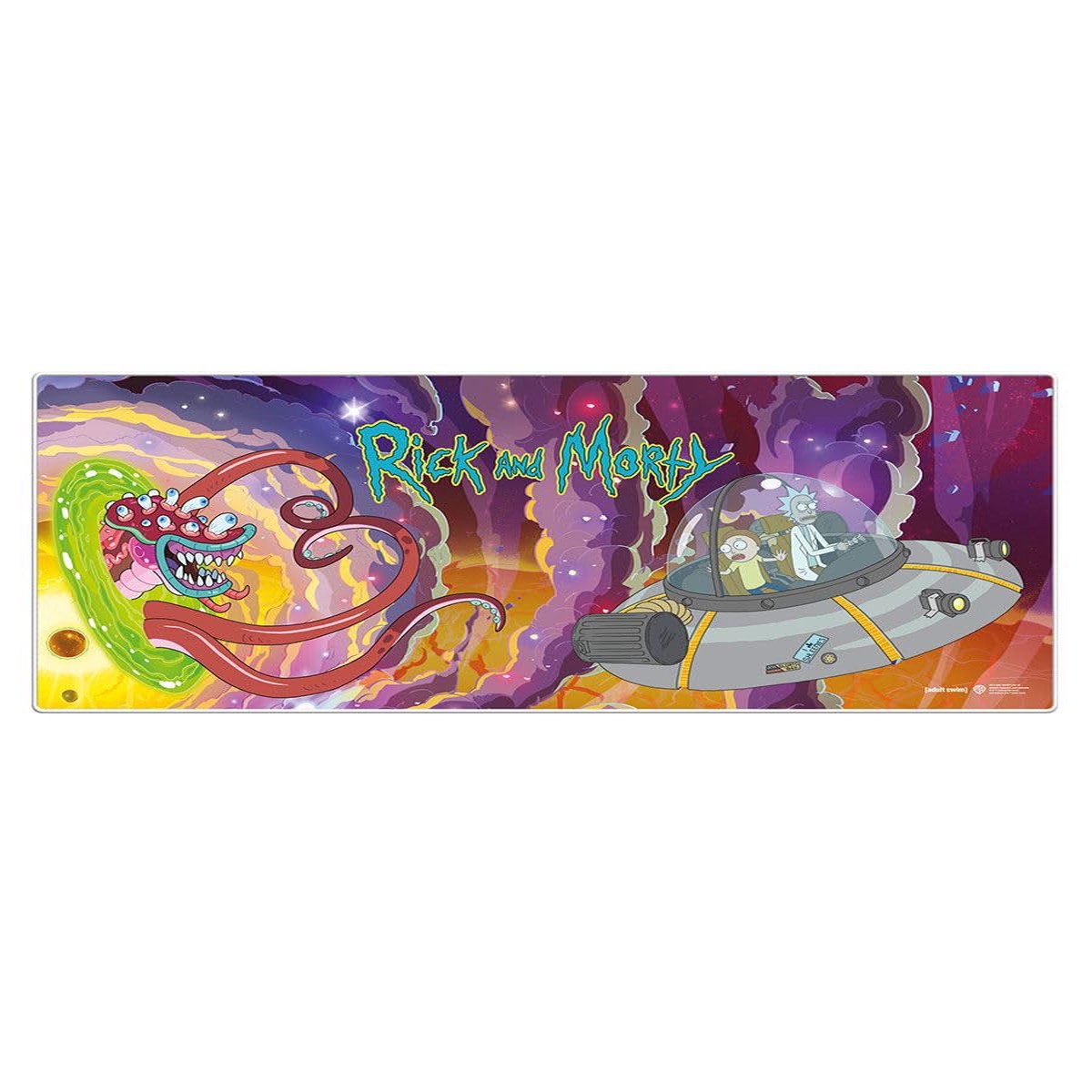Rick and Morty (Spaceship) XL Gaming Desk Mat
