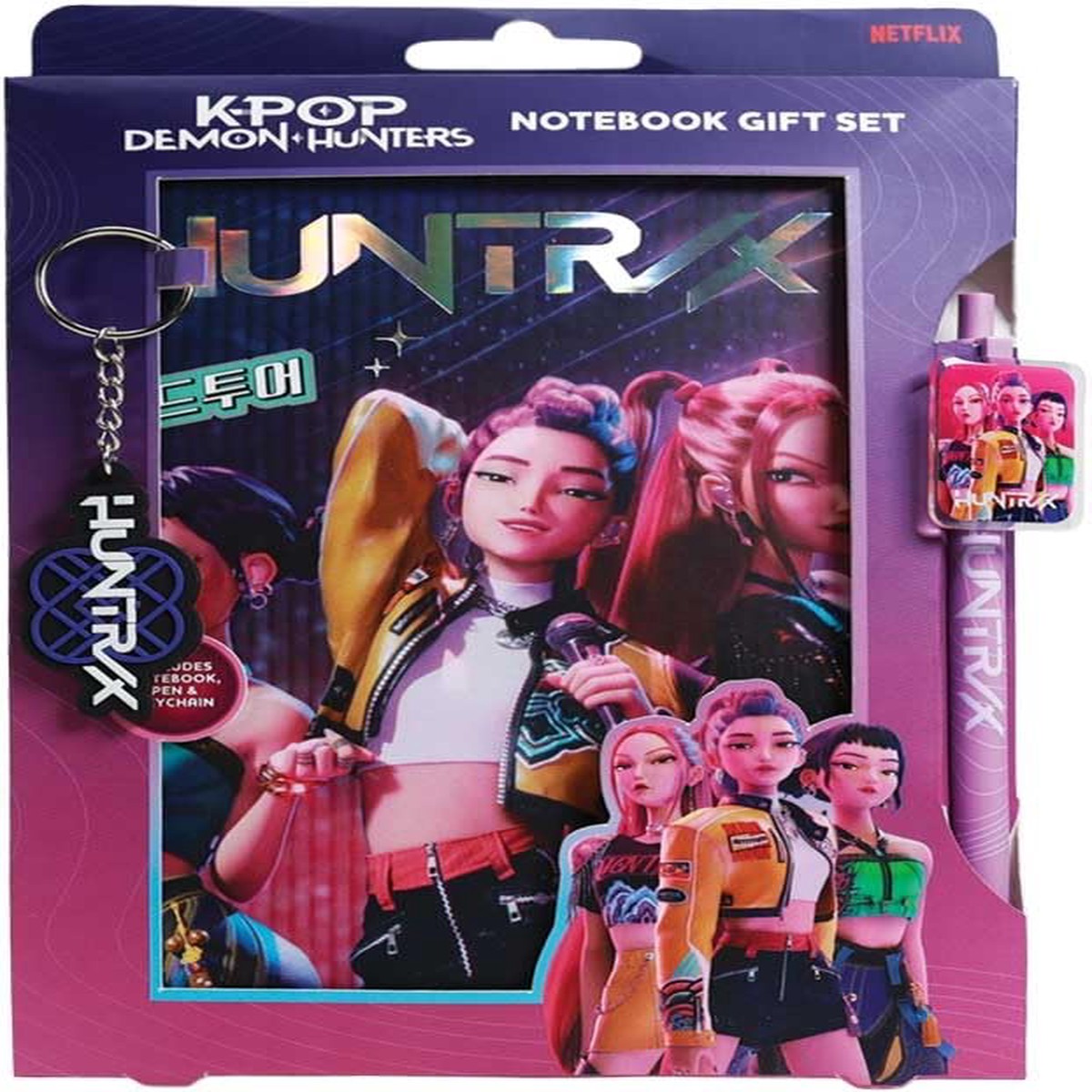 Kpop Demon Hunters Notebook Gift Set Huntr/X