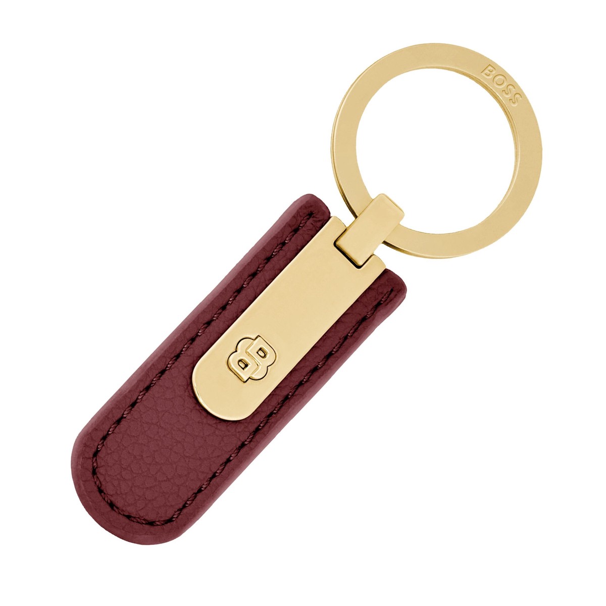 HUGO BOSS key fob Signature Lady Keyring Burgundy