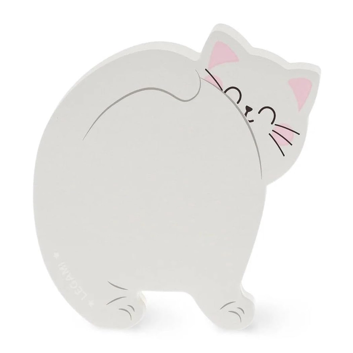 Legami Lovely Notes HSS0001 Cat Sticky Notepad, Grey