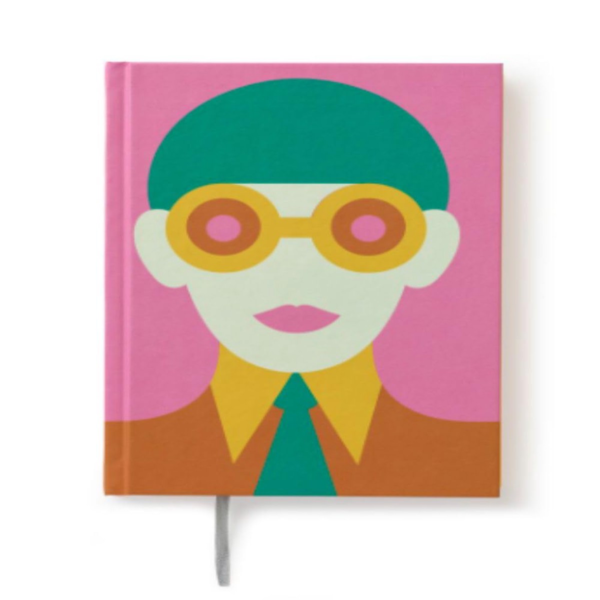 PdiPigna Olimpia Zagnoli Pink Midsized Lined Notebook
