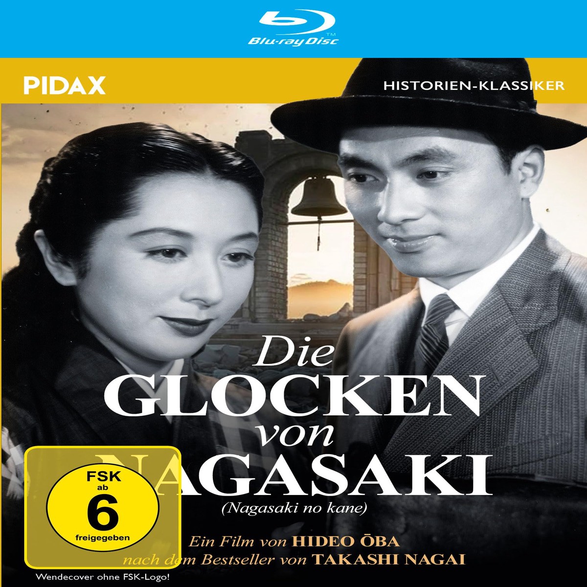 Die Glocken von Nagasaki (Nagasaki no Kane) / Eindrucksvolles Filmdrama ber den Atombombenabwurf auf Nagasaki (Pidax Historien-Klassiker