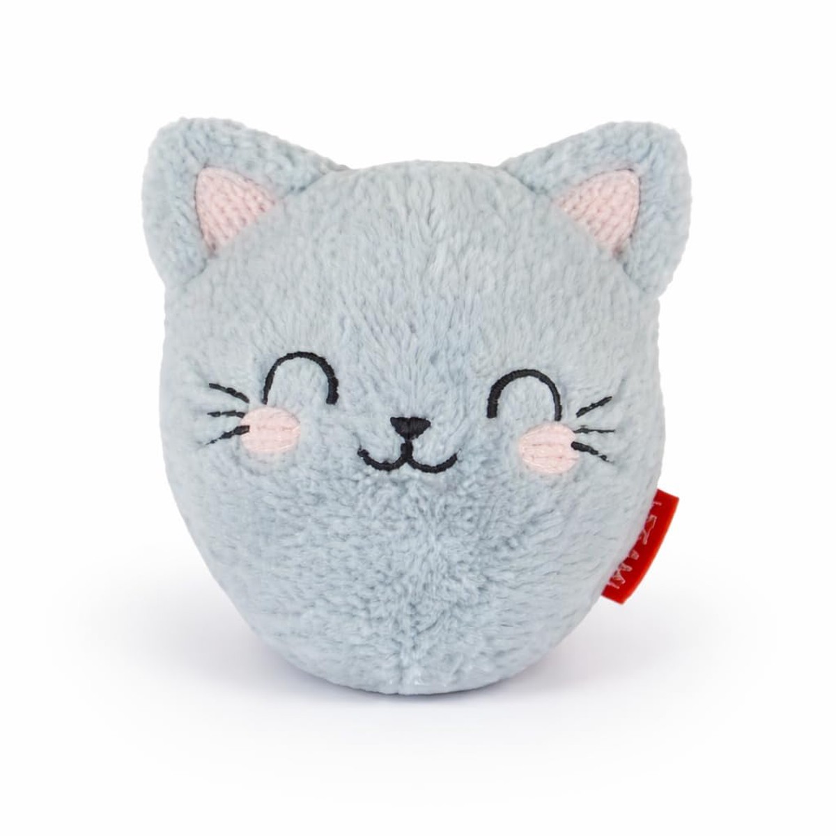 LEGAMI Bouncing Corridor Plush Flummi, Jumping Ball with Soft Plush, Cat