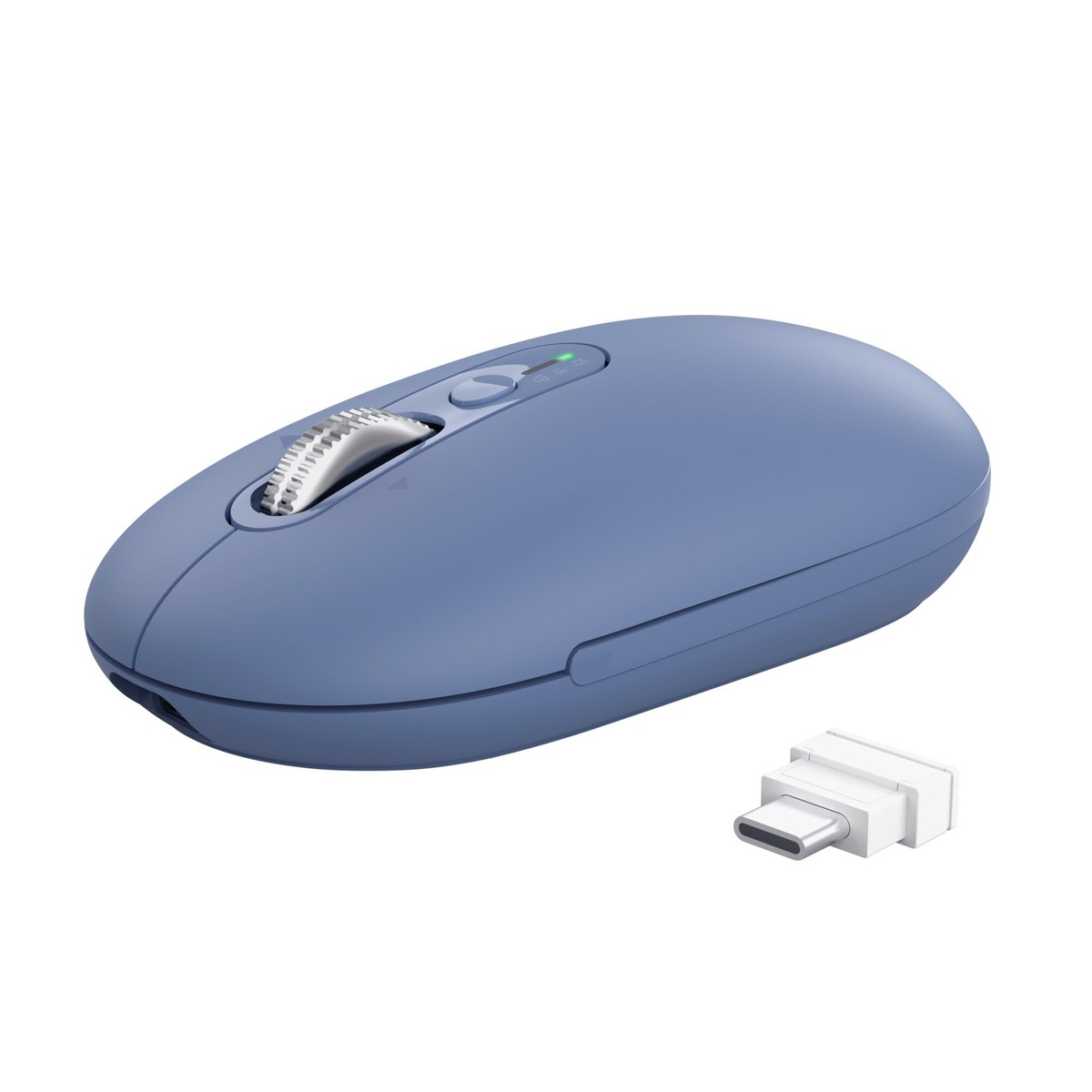 Trust Seron Mouse Wireless con Rotellina Ultra Rapida, Blu