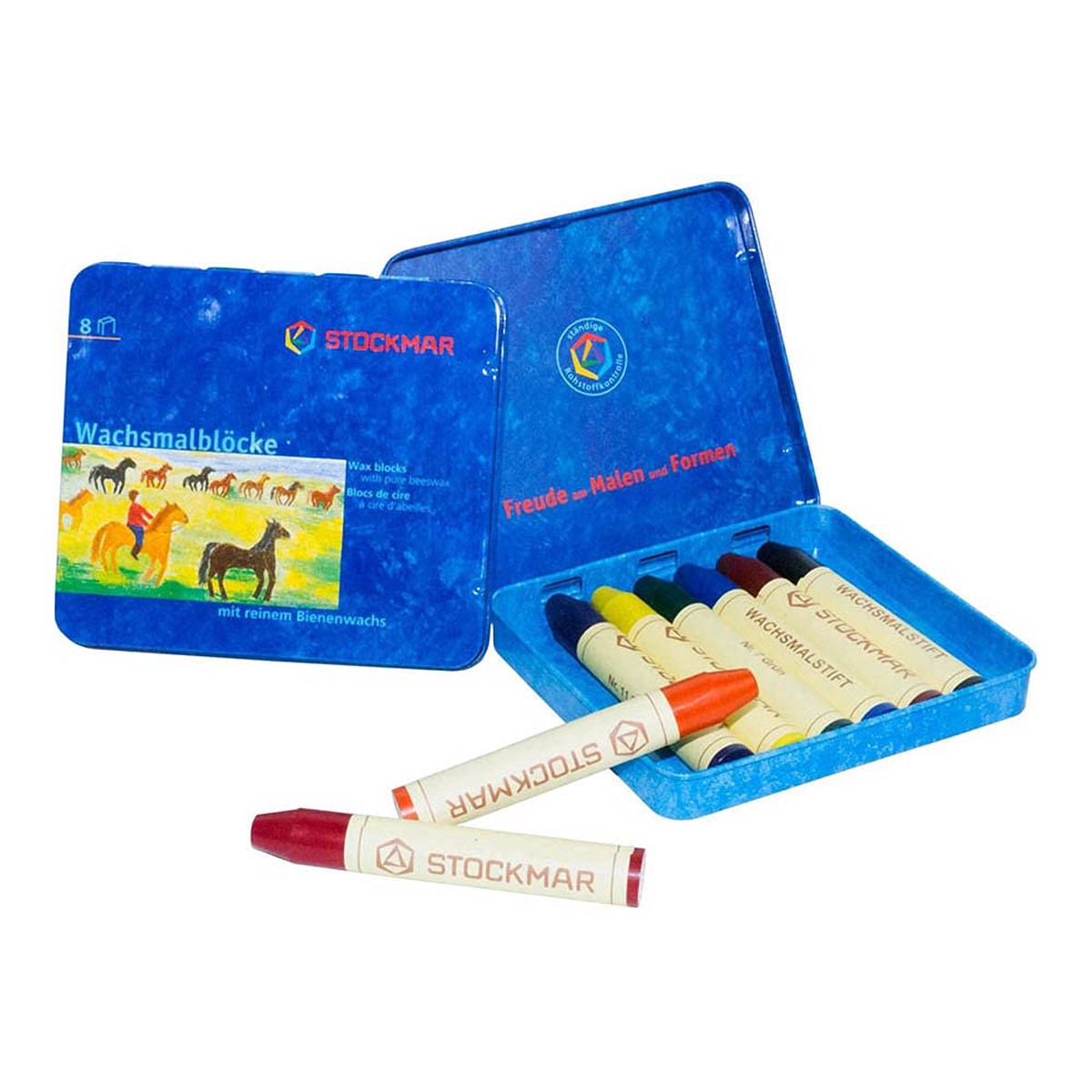 Stockmar Wax Stick Crayons – 8 Colors