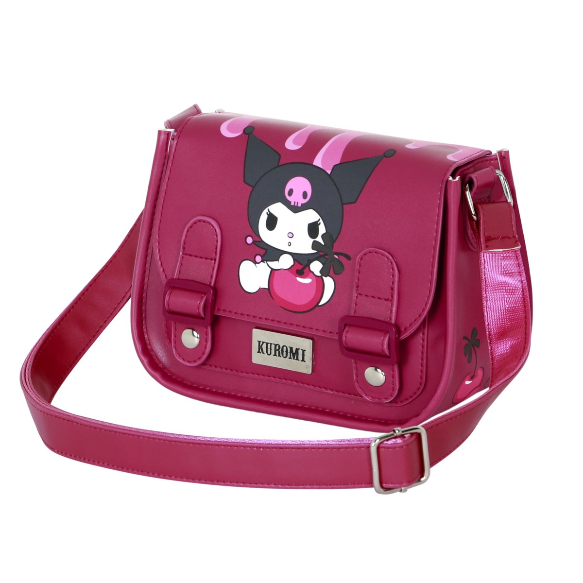 HELLO KITTY Kuromi Cherry-Satchel Bag XS, Pink 20 x 14 cm