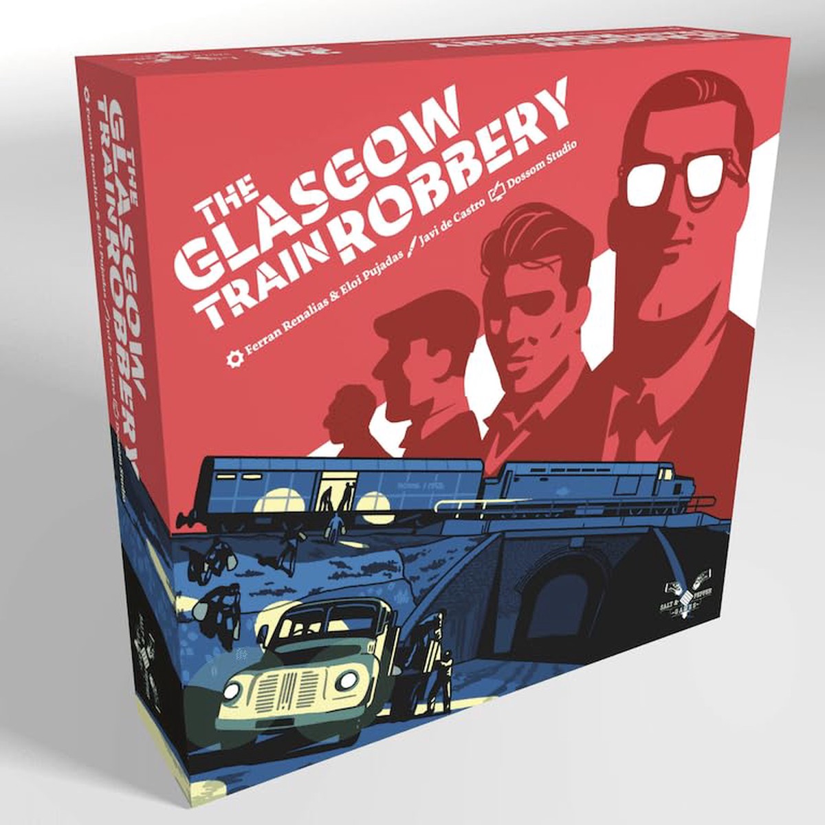 The Glasgow Train Robbery 2 Player Board Game