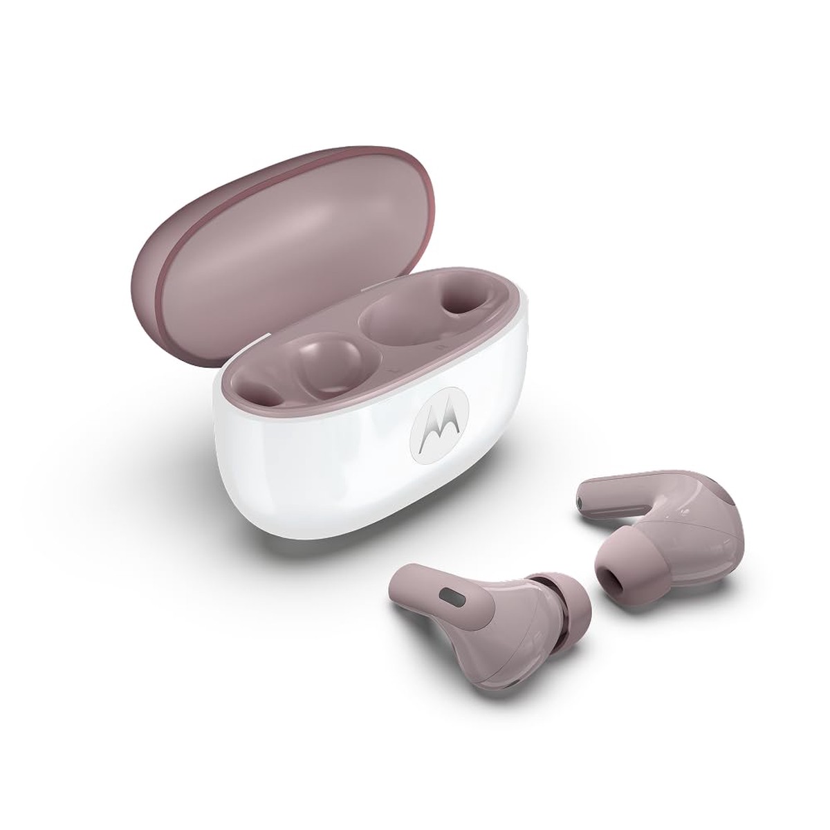 moto buds 2 (Audio Hi-Res, ANC Dinamica, fino a 48 di riproduzione, moto ai, design leggero e idrorepellente), Violet Ice