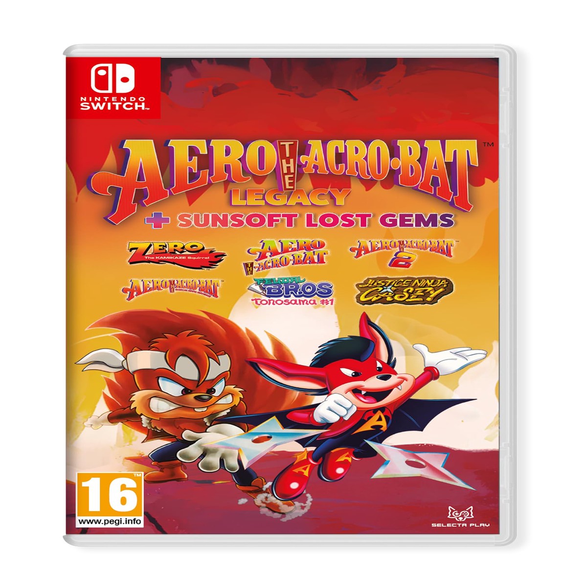 Aero The Acro-Bat Legacy + Sunsoft Lost Gems (Nintendo Switch)
