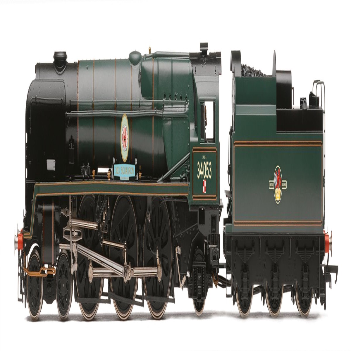 Br Battle Of Britain Class Rebuilt 303 Squadron 34053