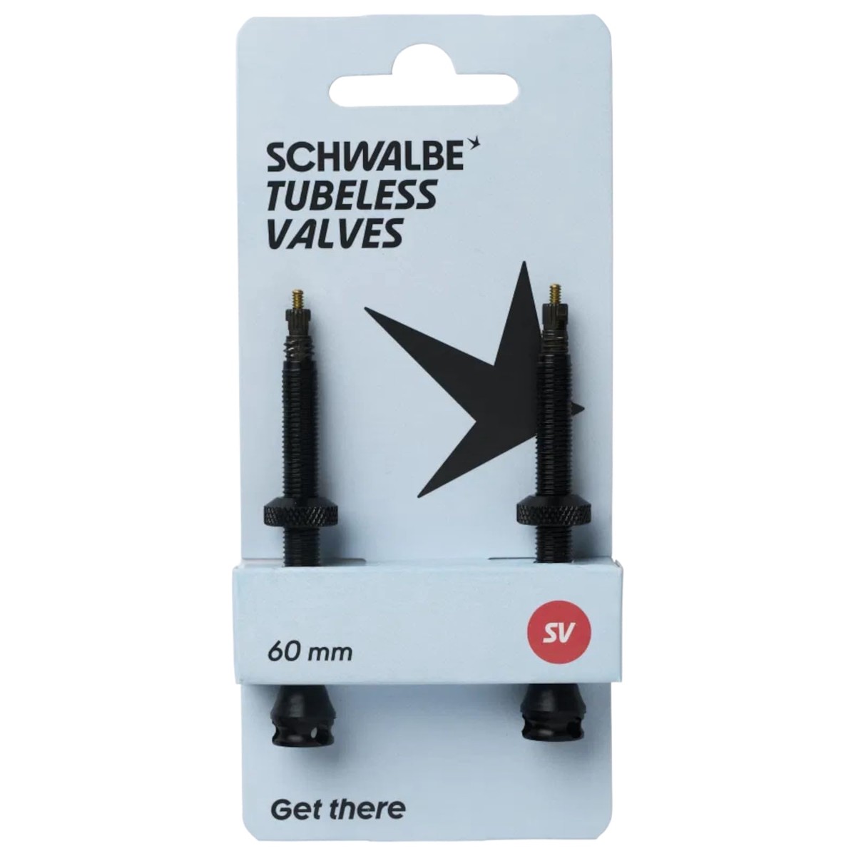 Hot Sale Schwalbe Tubeless Ventil 2er Fahrradventil Set fr Tubeless Reifen 40/60/80/100 mm Ventil fr Gravel Bike, MTB, Rennrad & Trekking Fahrrad einfach Montage & maximaler Luftdurchfluss